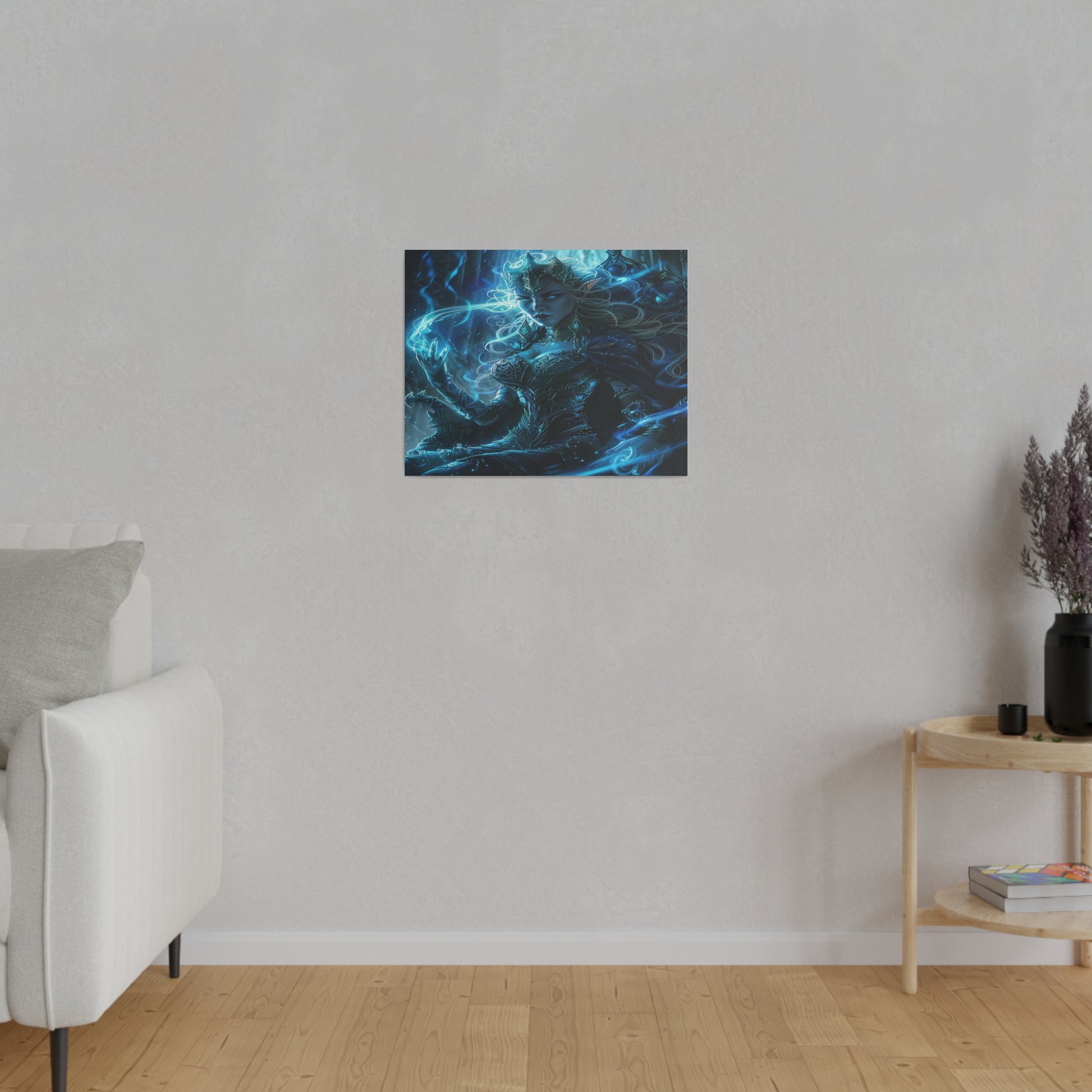 Frostborn Elven Empress Matte Canvas Prints MysMuse - Premium Matte Canvas Prints from MysMuse - Just $41.99! Shop now at Mysterious Muse