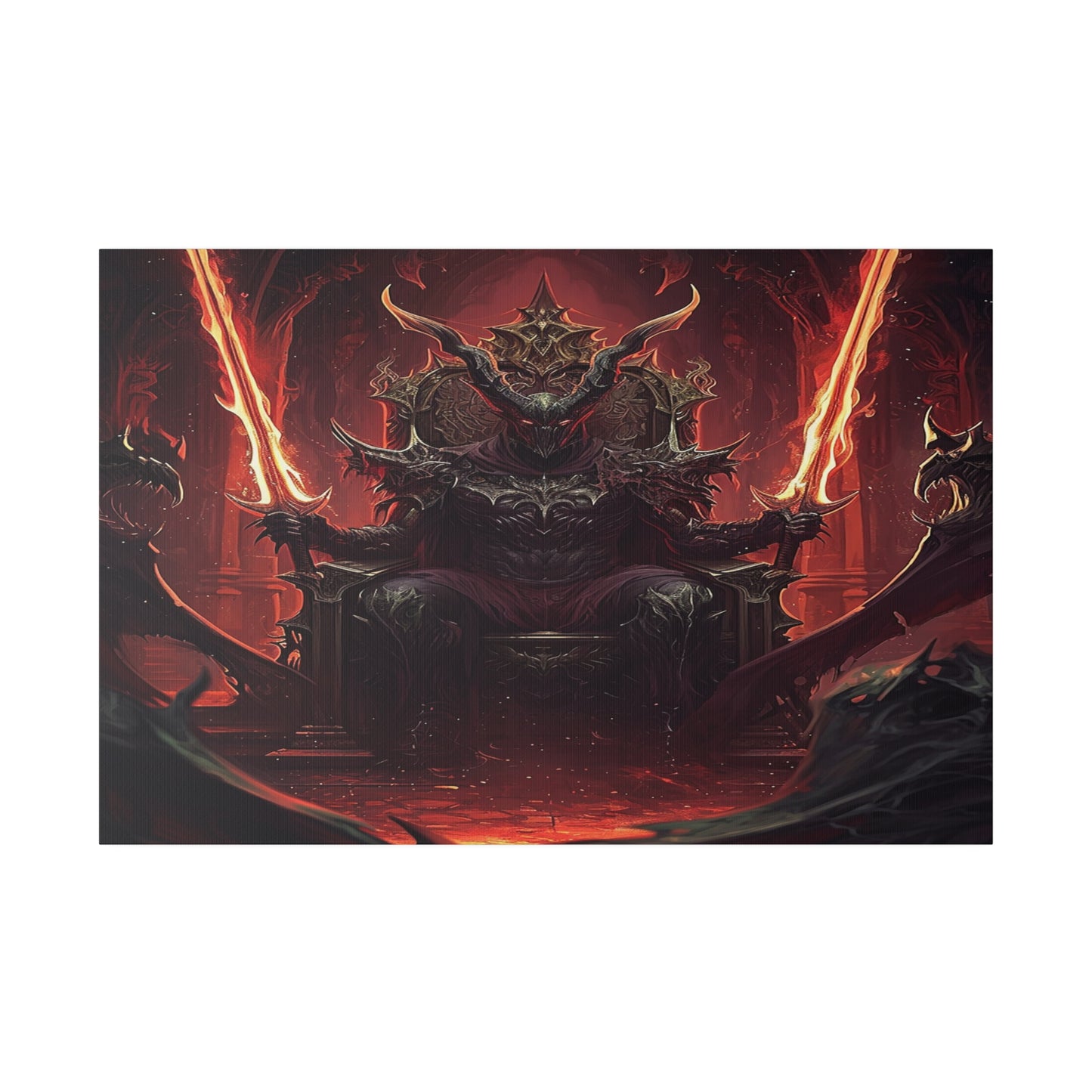 Demonic Dynasty Matte Canvas Prints MysMuse - Premium Matte Canvas Prints from MysMuse - Just $41.99! Shop now at Mysterious Muse