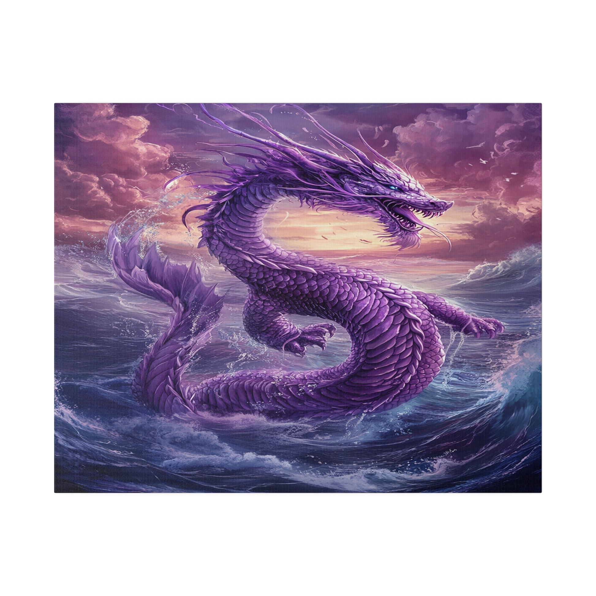 Stormcrest Leviathan Matte Canvas Prints MysMuse - Premium Matte Canvas Prints from MysMuse - Just $41.99! Shop now at Mysterious Muse