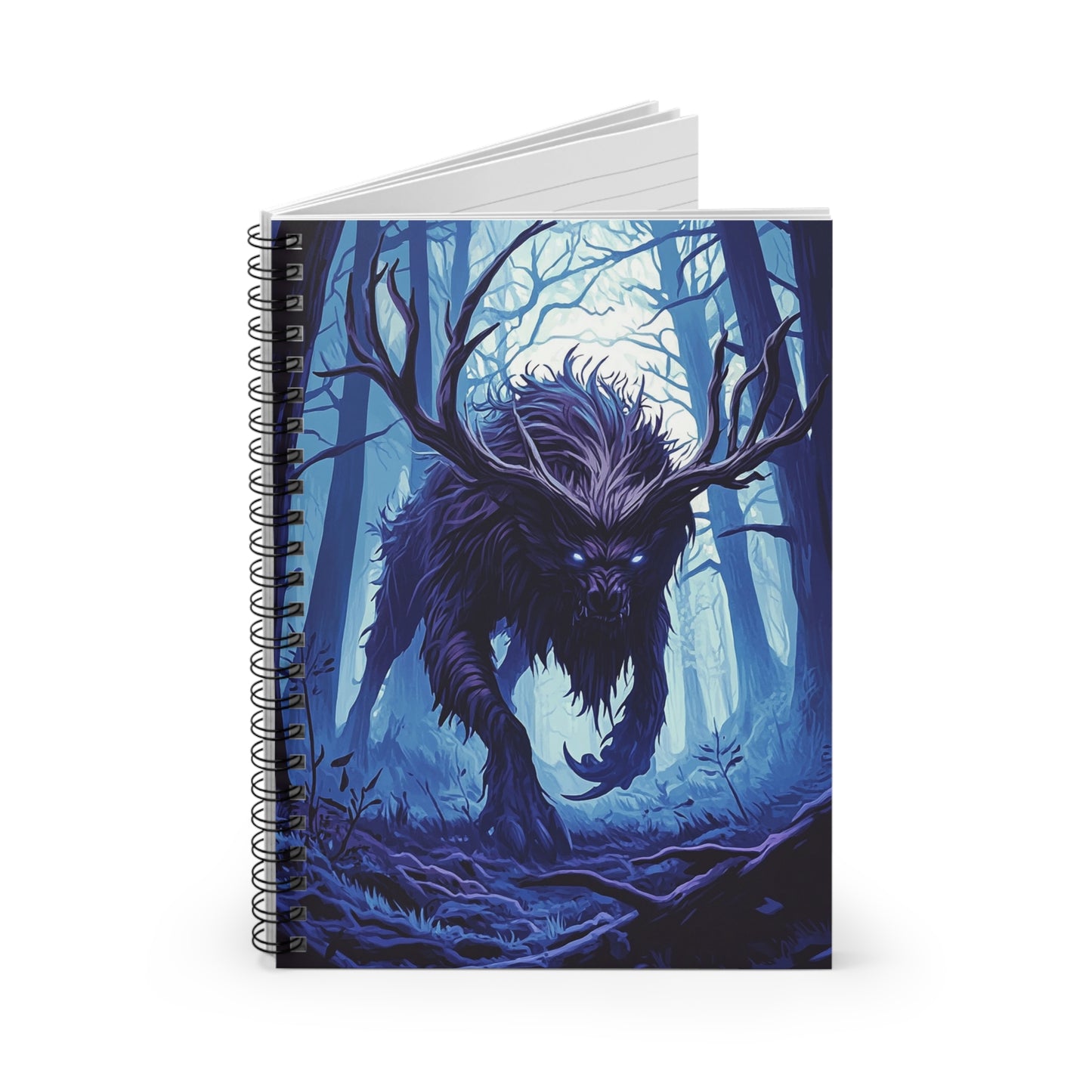 Ebonwood Shadowbeast Spiral Notebook MysMuse - Premium Spiral Notebook from MysMuse - Just $14.99! Shop now at Mysterious Muse