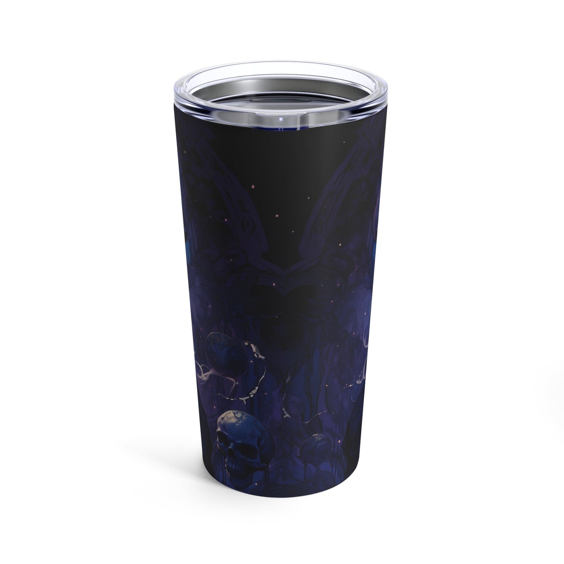 Navy Necromancer Steel Tumbler MysMuse - Premium Mug from Printify - Just $37.75! Shop now at Mysterious Muse