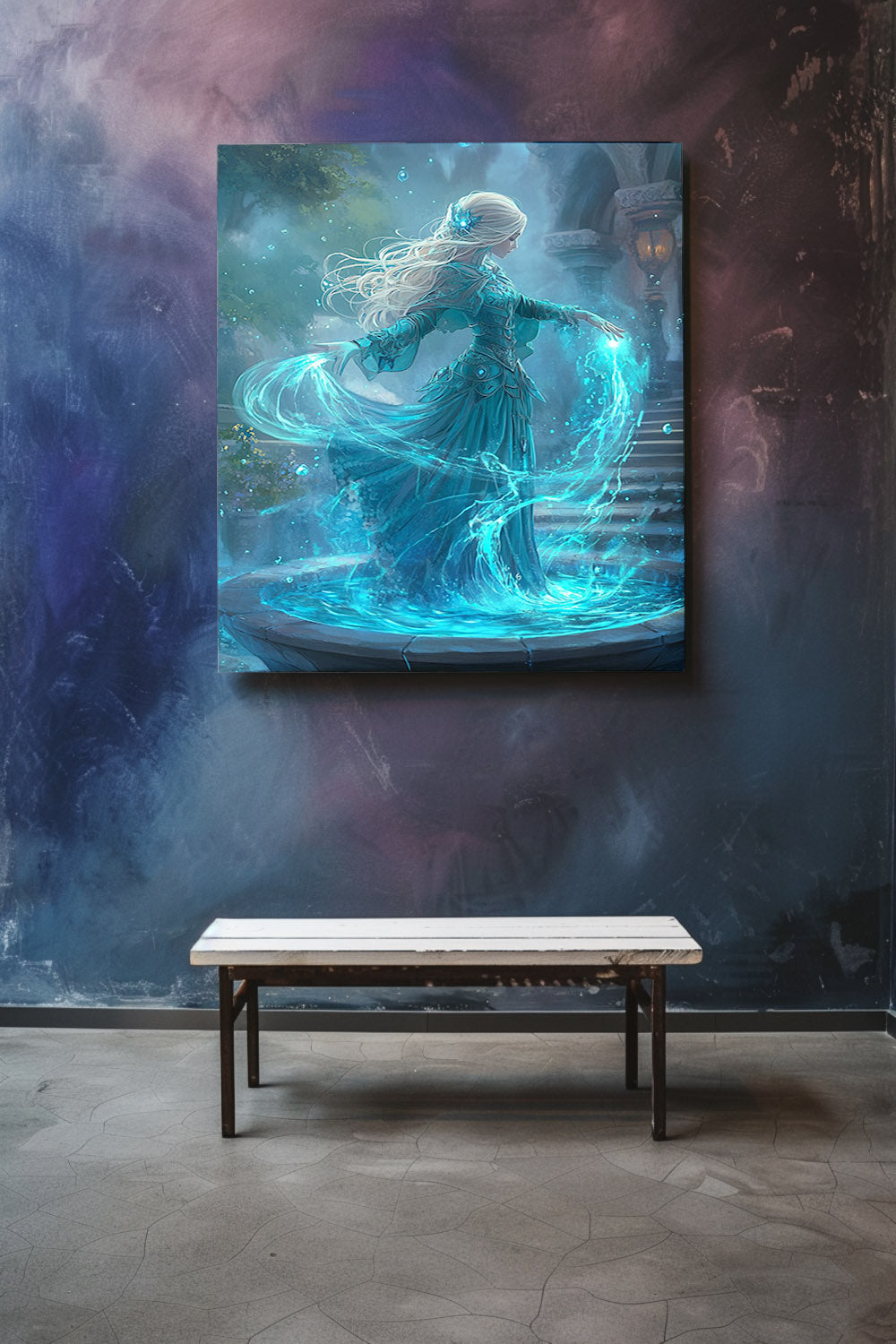 Tidecaller Enchantress Matte Canvas Prints MysMuse - Premium Matte Canvas Prints from MysMuse - Just $41.99! Shop now at Mysterious Muse