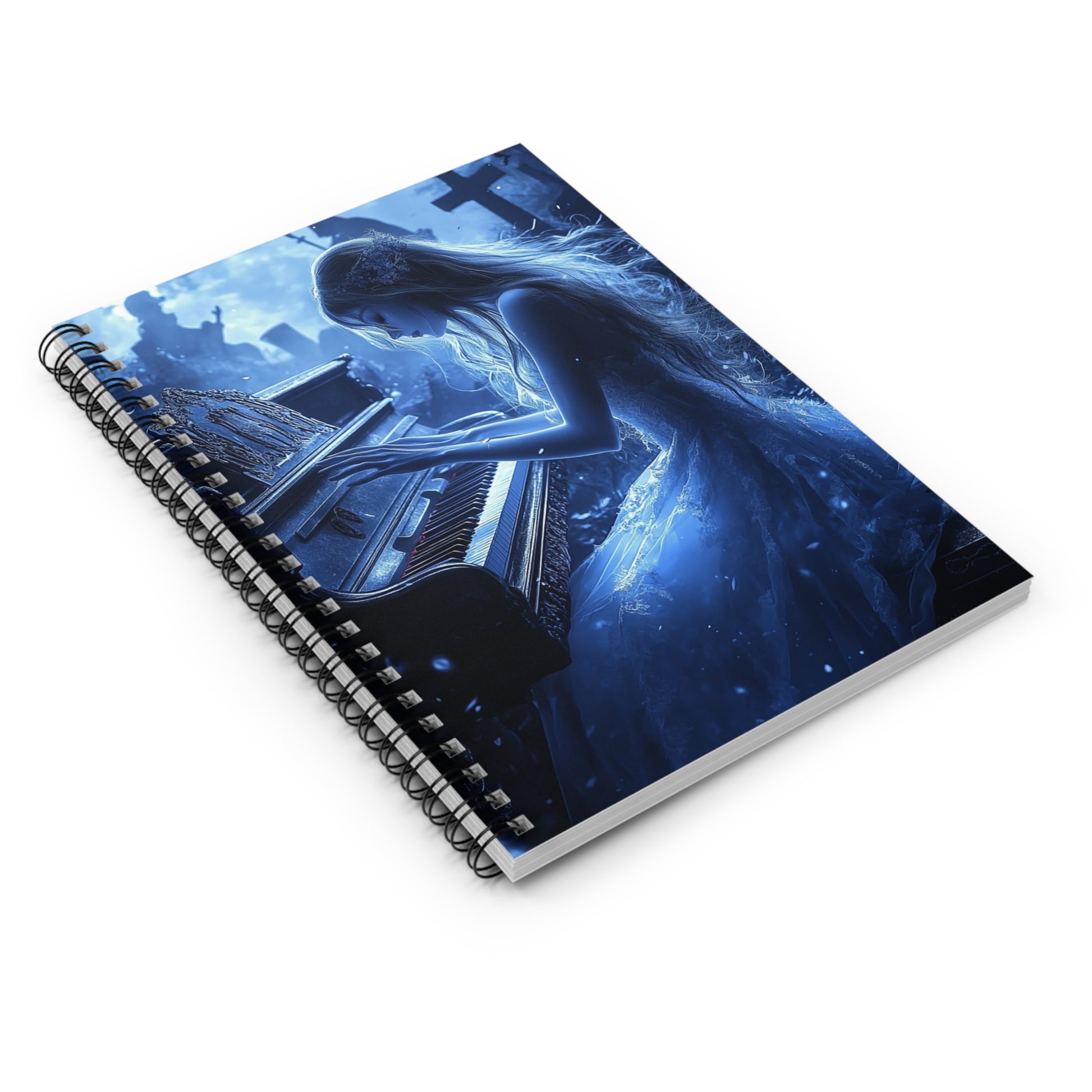 Midnight Serenade Spiral Notebook MysMuse - Premium Spiral Notebook from MysMuse - Just $14.99! Shop now at Mysterious Muse