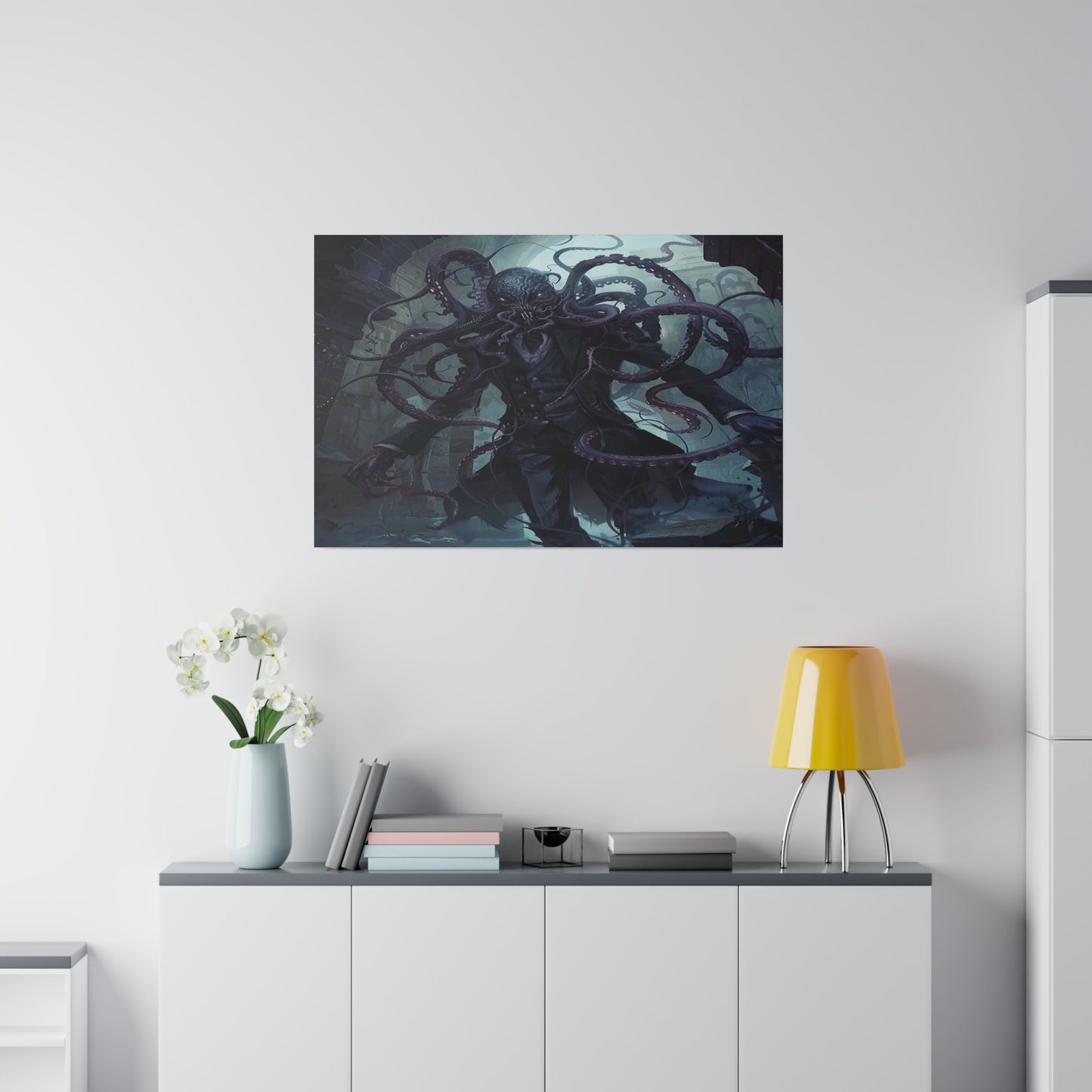 Mindflayer Tyrant Matte Canvas Prints MysMuse - Premium Matte Canvas Prints from MysMuse - Just $41.99! Shop now at Mysterious Muse