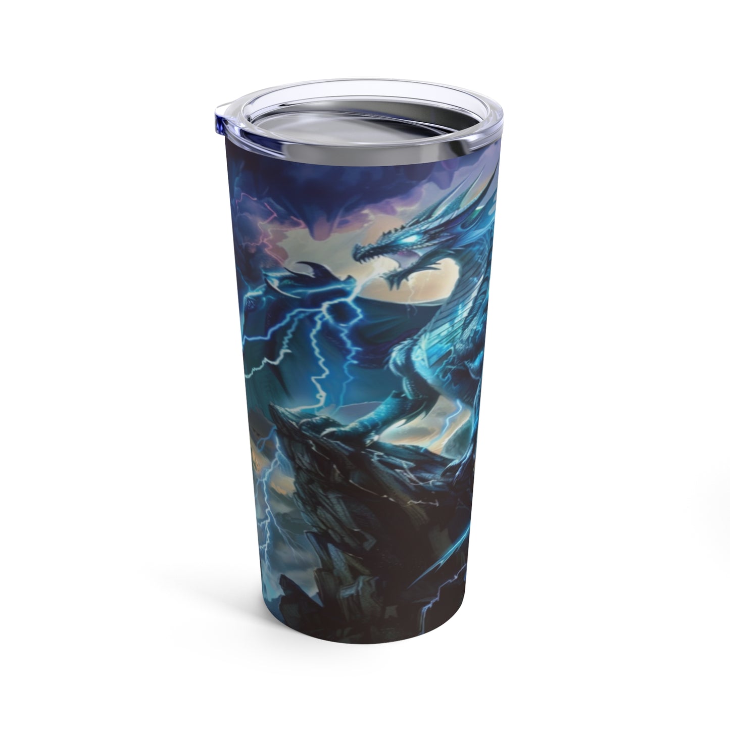 Thunder Dragon’s Throne Steel Tumbler Drinkware MysMuse - Premium Tumbler from MysMuse - Just $37.95! Shop now at Mysterious Muse