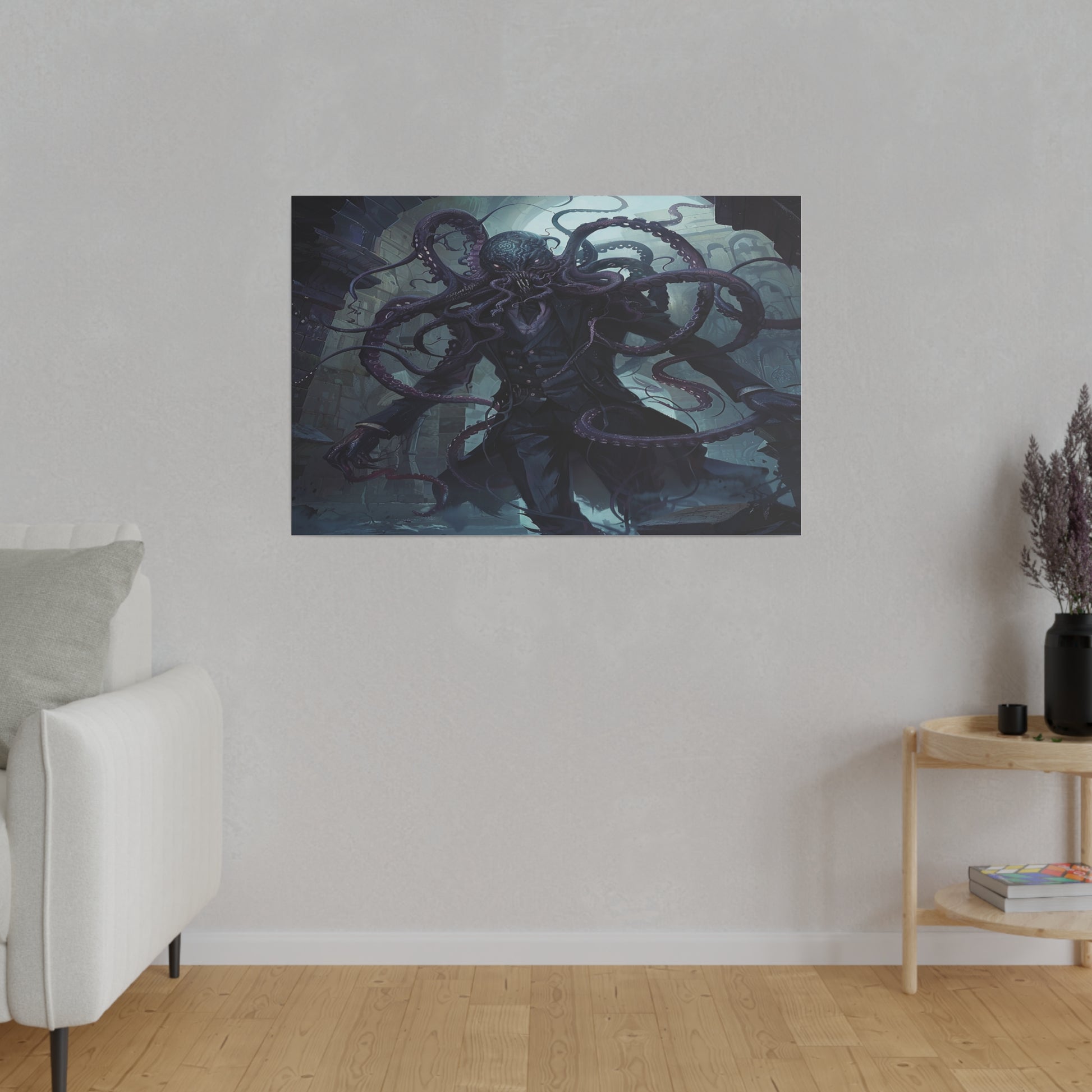 Mindflayer Tyrant Matte Canvas Prints MysMuse - Premium Matte Canvas Prints from MysMuse - Just $41.99! Shop now at Mysterious Muse