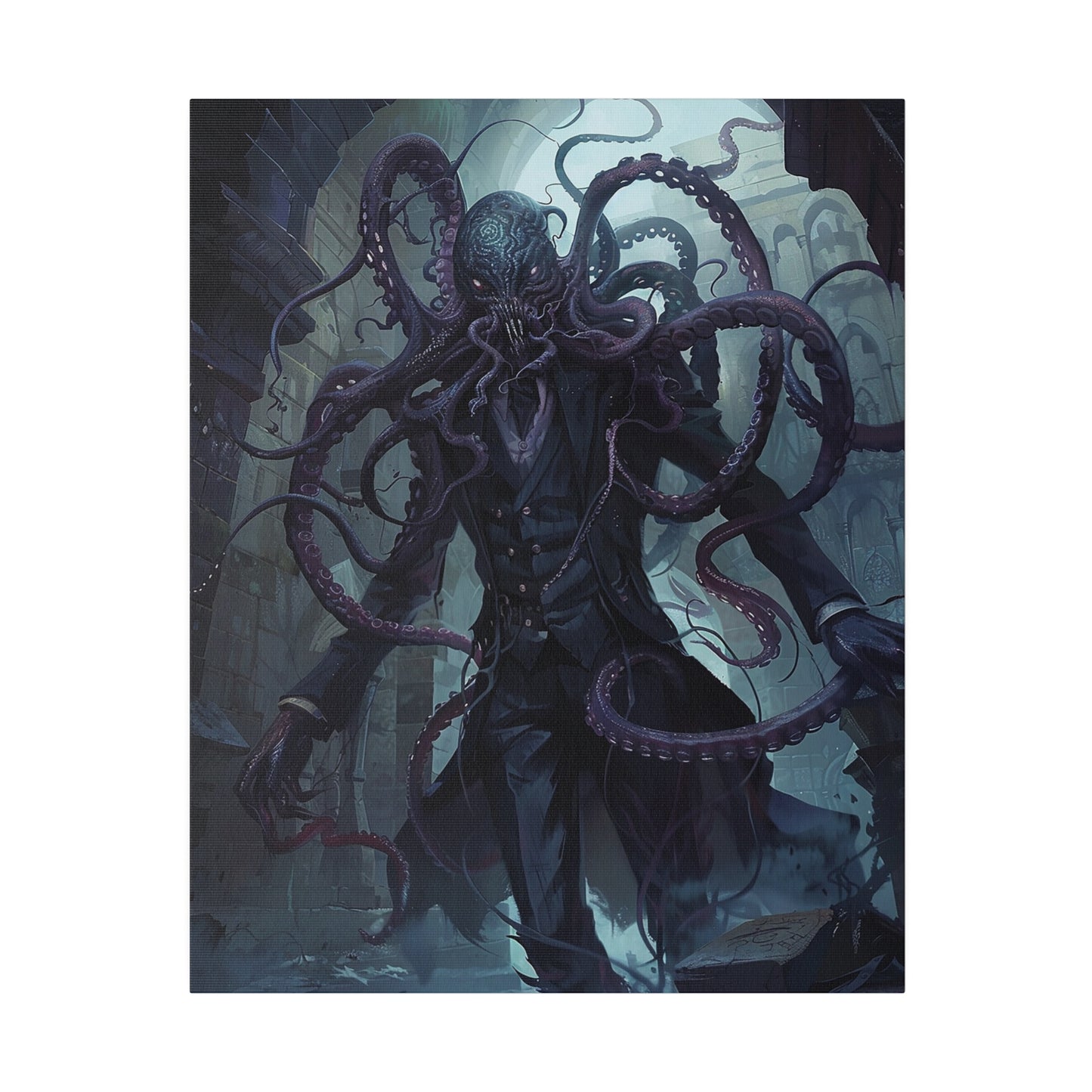 Mindflayer Tyrant Matte Canvas Prints MysMuse - Premium Matte Canvas Prints from MysMuse - Just $41.99! Shop now at Mysterious Muse