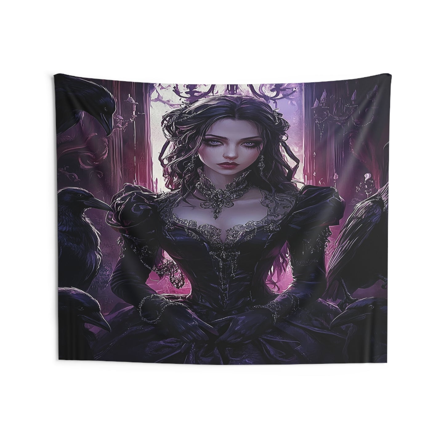 Ravenna Nocturne Decorative Wall Tapestry MysMuse - Premium Decorative Wall Tapestry from MysMuse - Just $26.99! Shop now at Mysterious Muse