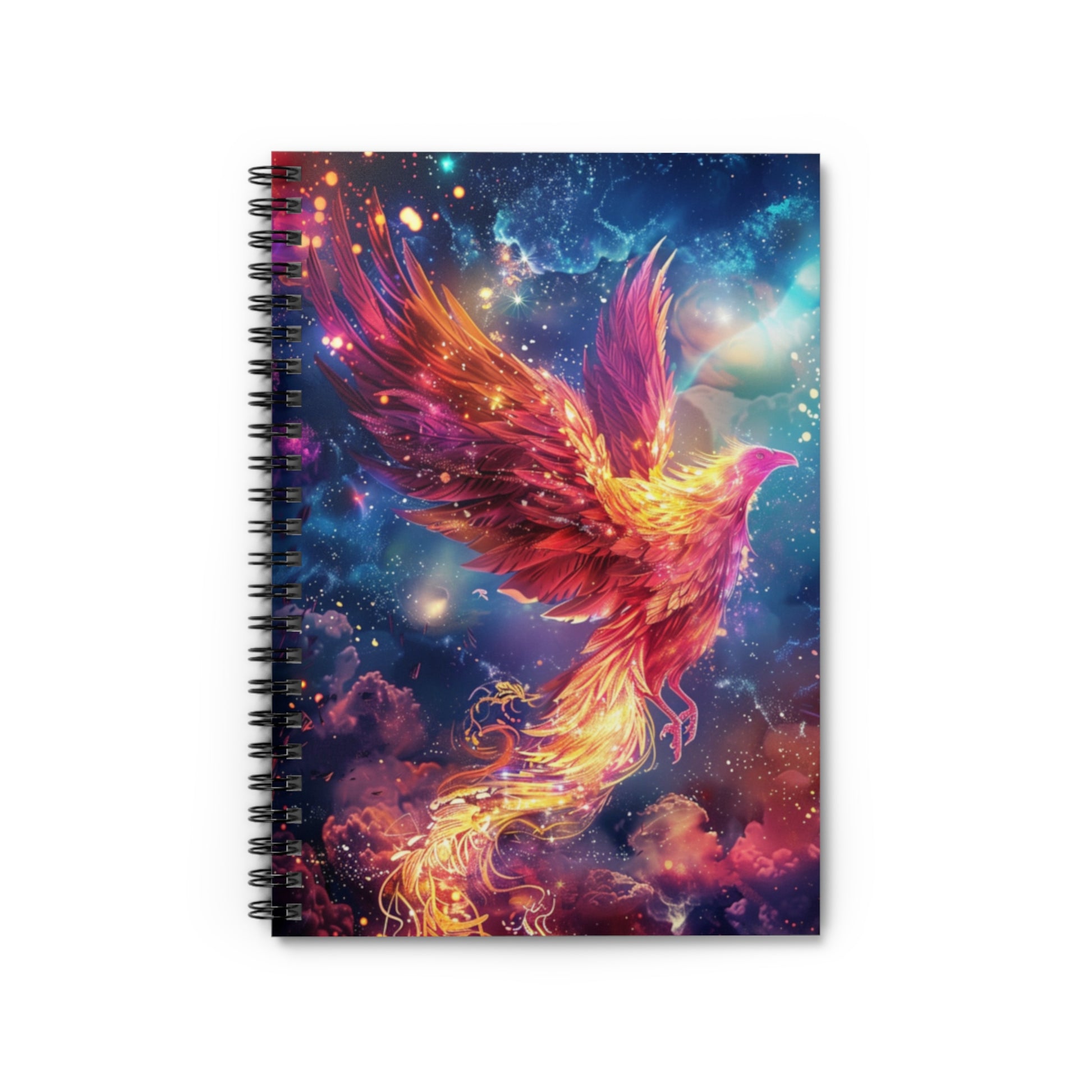 Astral Phoenix Spiral Notebook MysMuse - Premium Spiral Notebook from MysMuse - Just $14.99! Shop now at Mysterious Muse