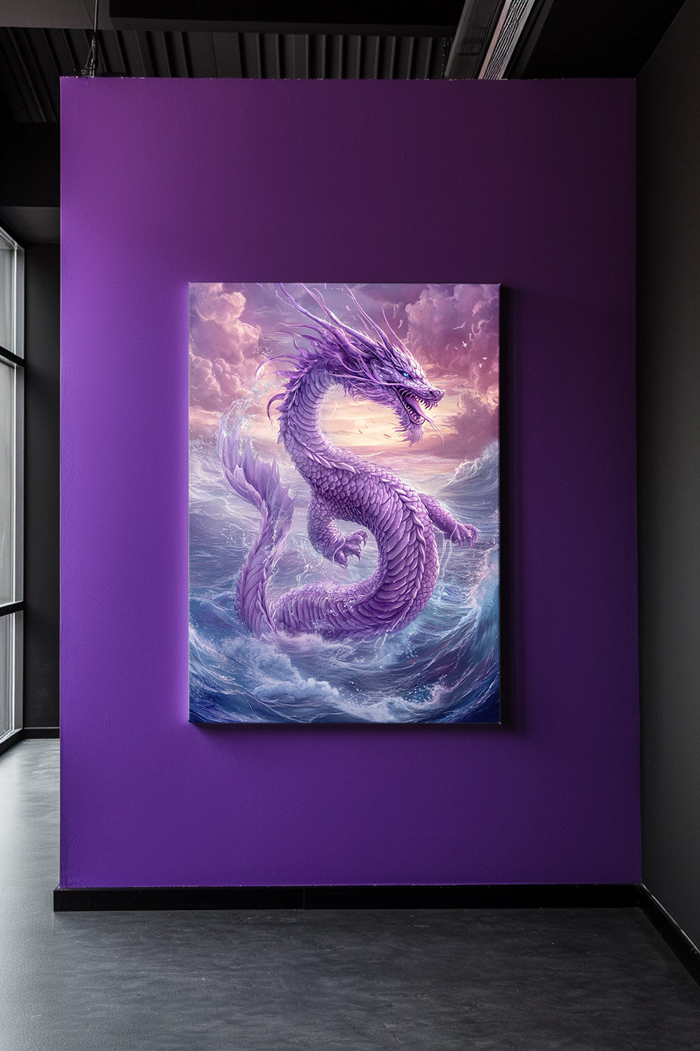 Stormcrest Leviathan Matte Canvas Prints MysMuse - Premium Matte Canvas Prints from MysMuse - Just $41.99! Shop now at Mysterious Muse