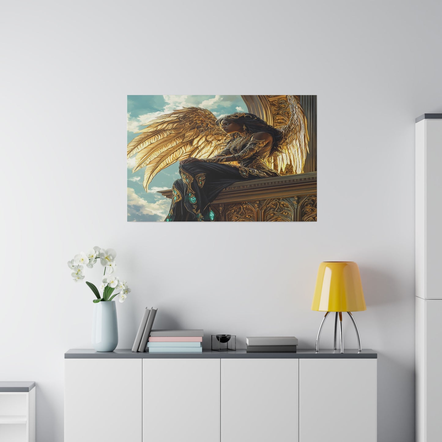 Aurethiel Sunwing Matte Canvas Prints MysMuse - Premium Matte Canvas Prints from MysMuse - Just $41.99! Shop now at Mysterious Muse