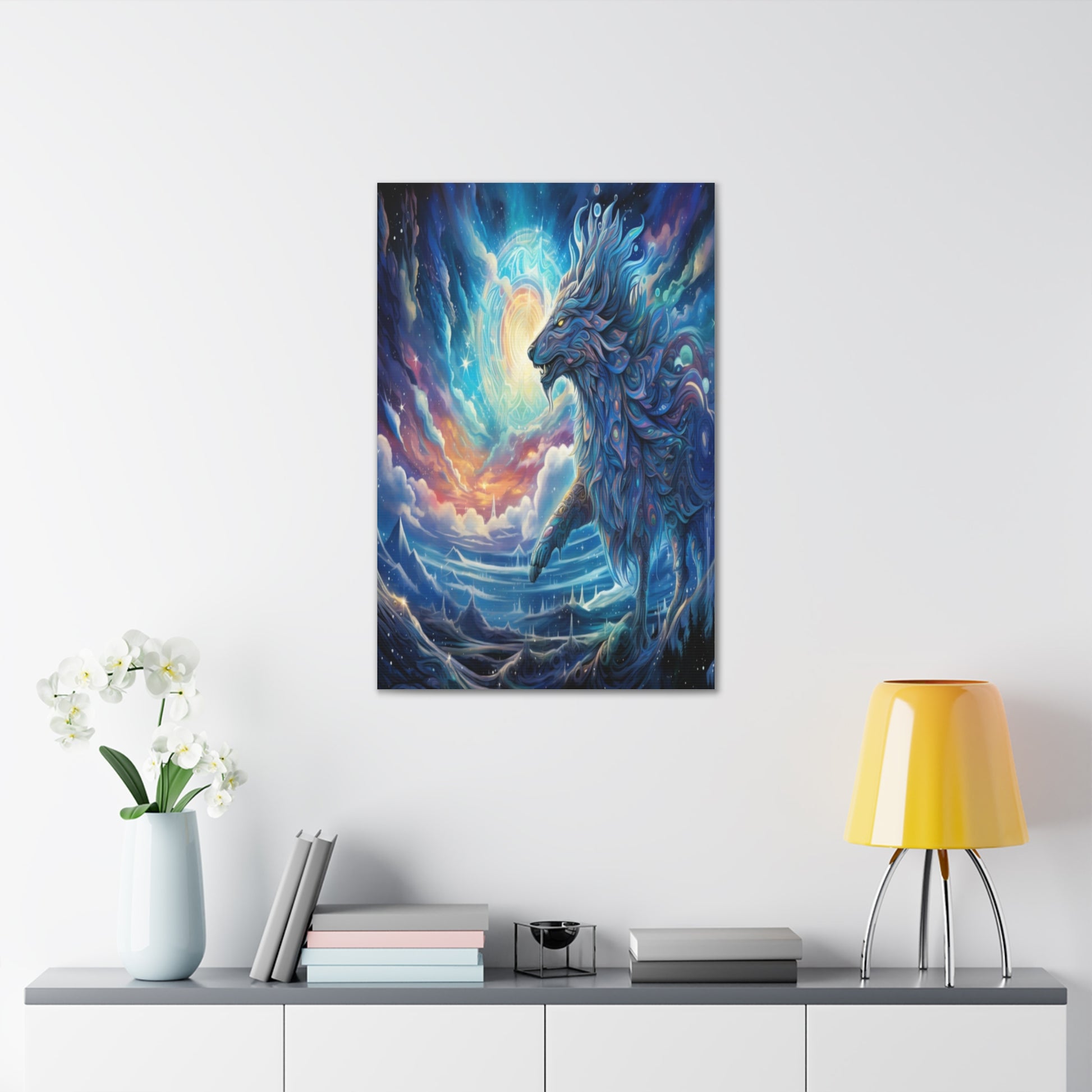 Cosmic Wolf Canvas Gallery Wraps MysMuse - Premium Canvas Gallery Wraps from MysMuse - Just $16.99! Shop now at Mysterious Muse