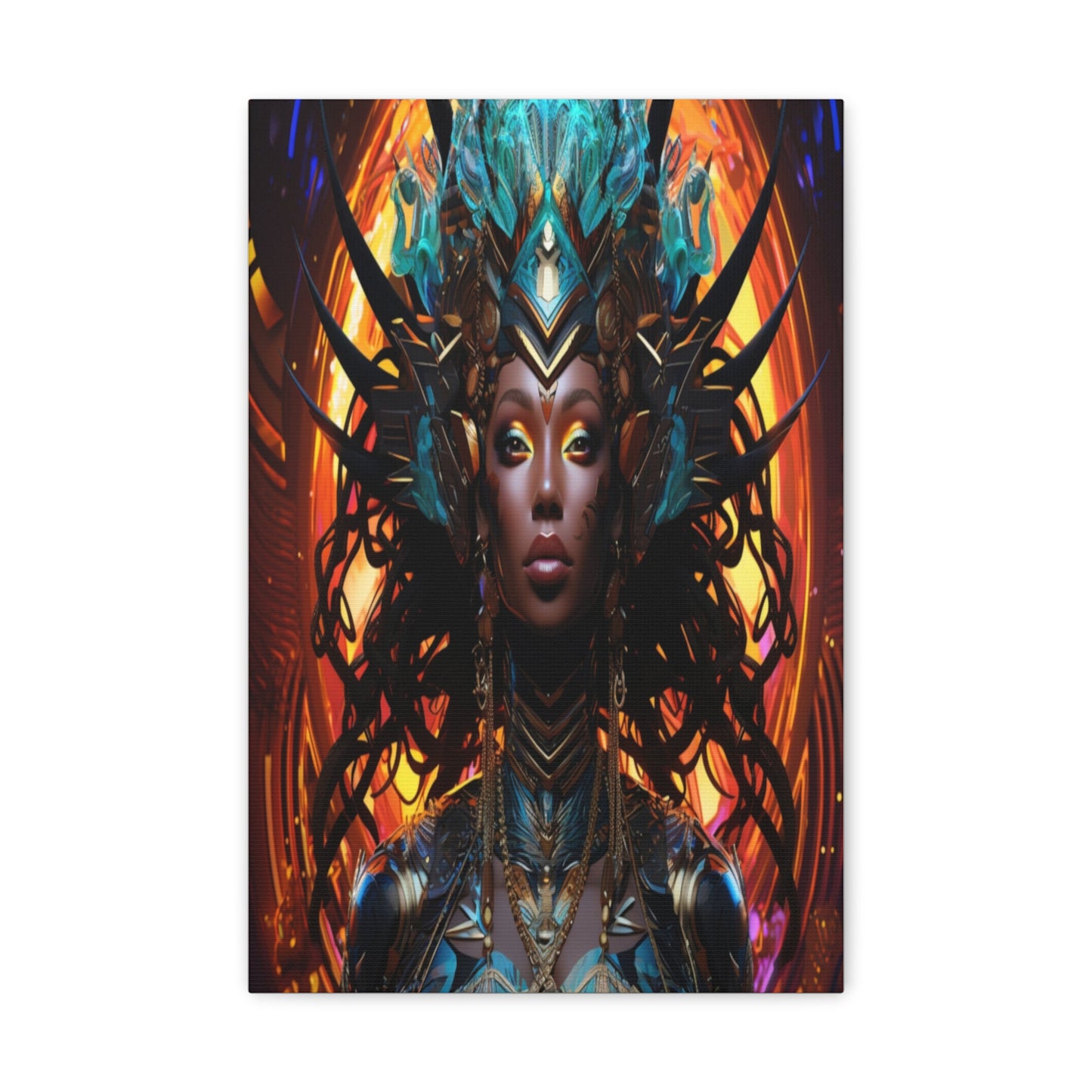 Astral Twilight Empress Canvas Gallery Wraps MysMuse - Premium Canvas from Printify - Just $16.99! Shop now at Mysterious Muse