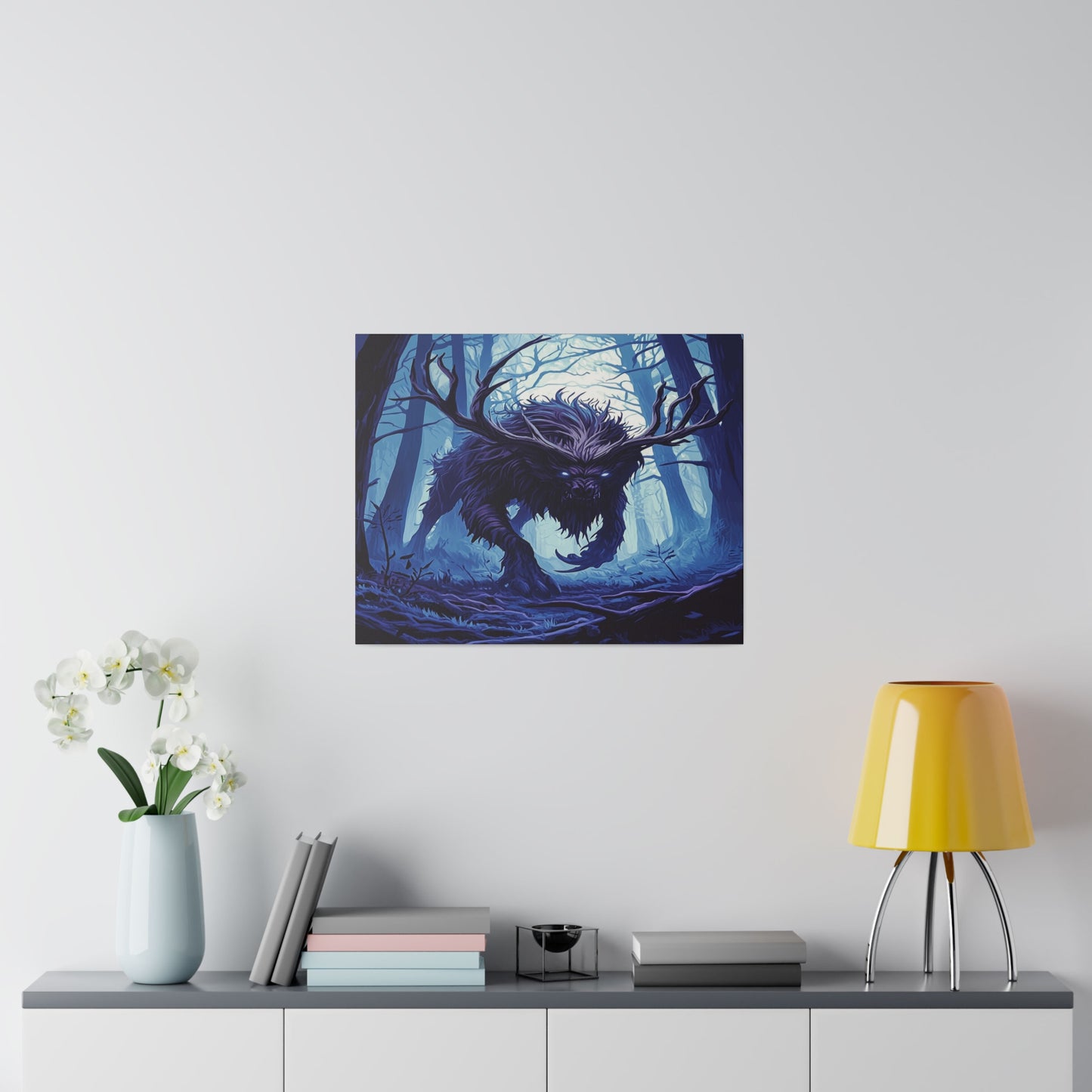 Ebonwood Shadowbeast Matte Canvas Prints MysMuse - Premium Matte Canvas Prints from MysMuse - Just $41.99! Shop now at Mysterious Muse