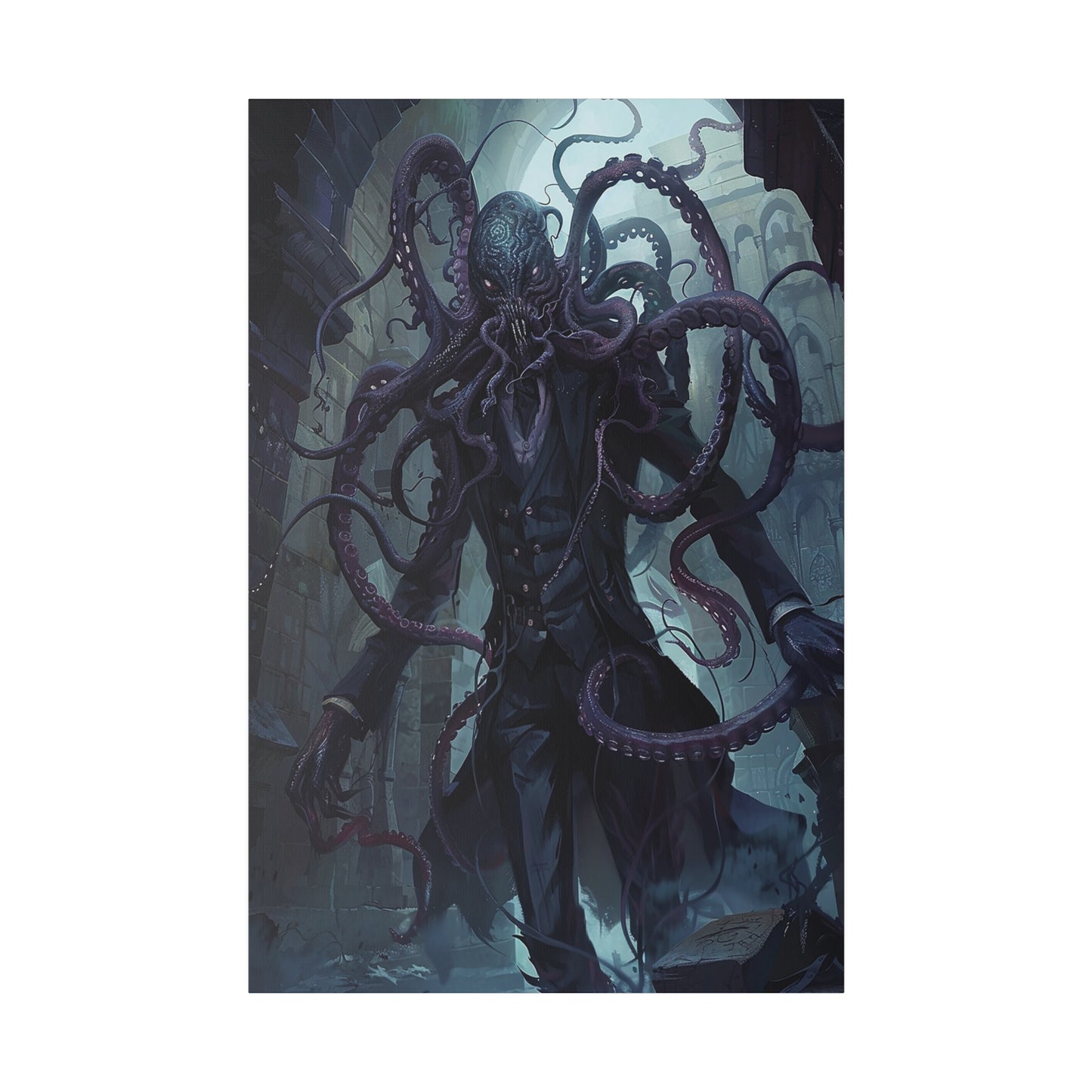 Mindflayer Tyrant Matte Canvas Prints MysMuse - Premium Matte Canvas Prints from MysMuse - Just $41.99! Shop now at Mysterious Muse