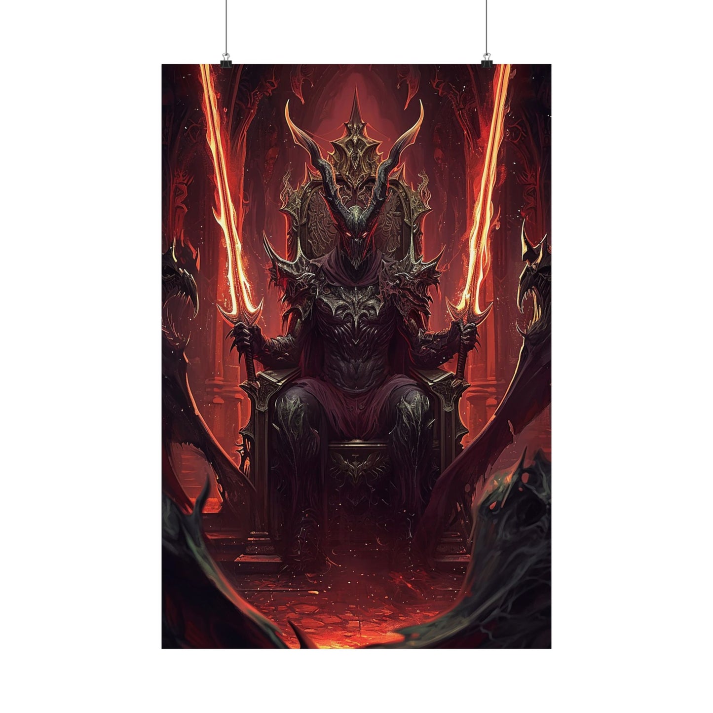 Demonic Dynasty Matte Vertical Posters MysMuse. - Premium Matte Vertical Posters from MysMuse - Just $16.95! Shop now at Mysterious Muse