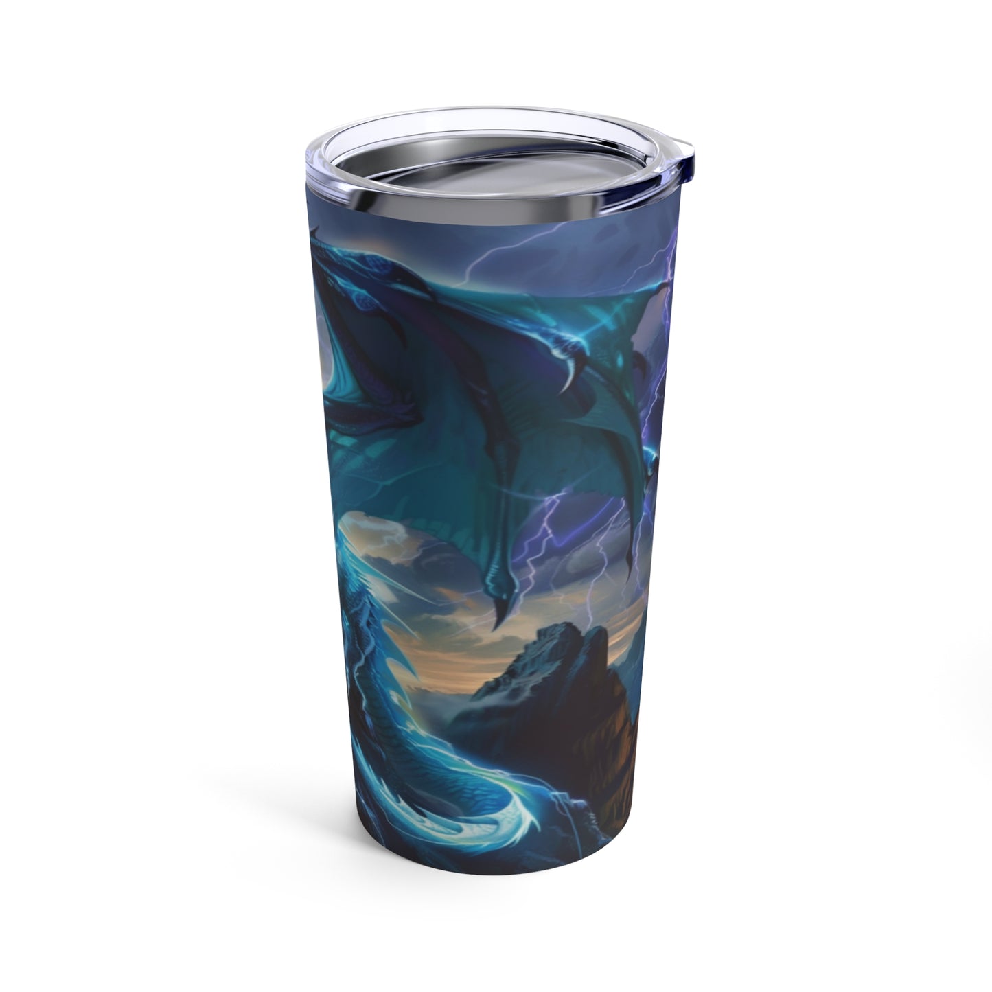 Thunder Dragon’s Throne Steel Tumbler Drinkware MysMuse - Premium Tumbler from MysMuse - Just $37.95! Shop now at Mysterious Muse