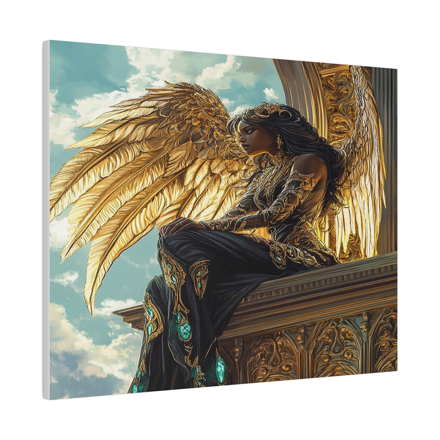 Aurethiel Sunwing Matte Canvas Prints MysMuse - Premium Matte Canvas Prints from MysMuse - Just $41.99! Shop now at Mysterious Muse