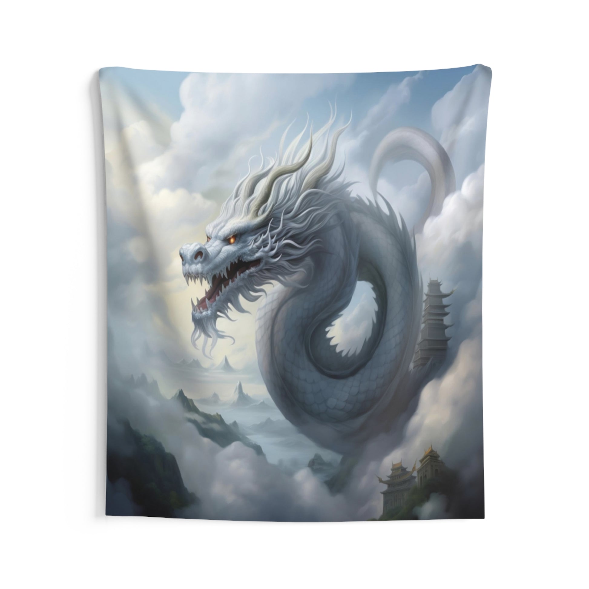 Mystical Mist Dragon Hanging Wall Tapestries MysMuse - Premium Home Decor from Printify - Just $25.99! Shop now at Mysterious Muse