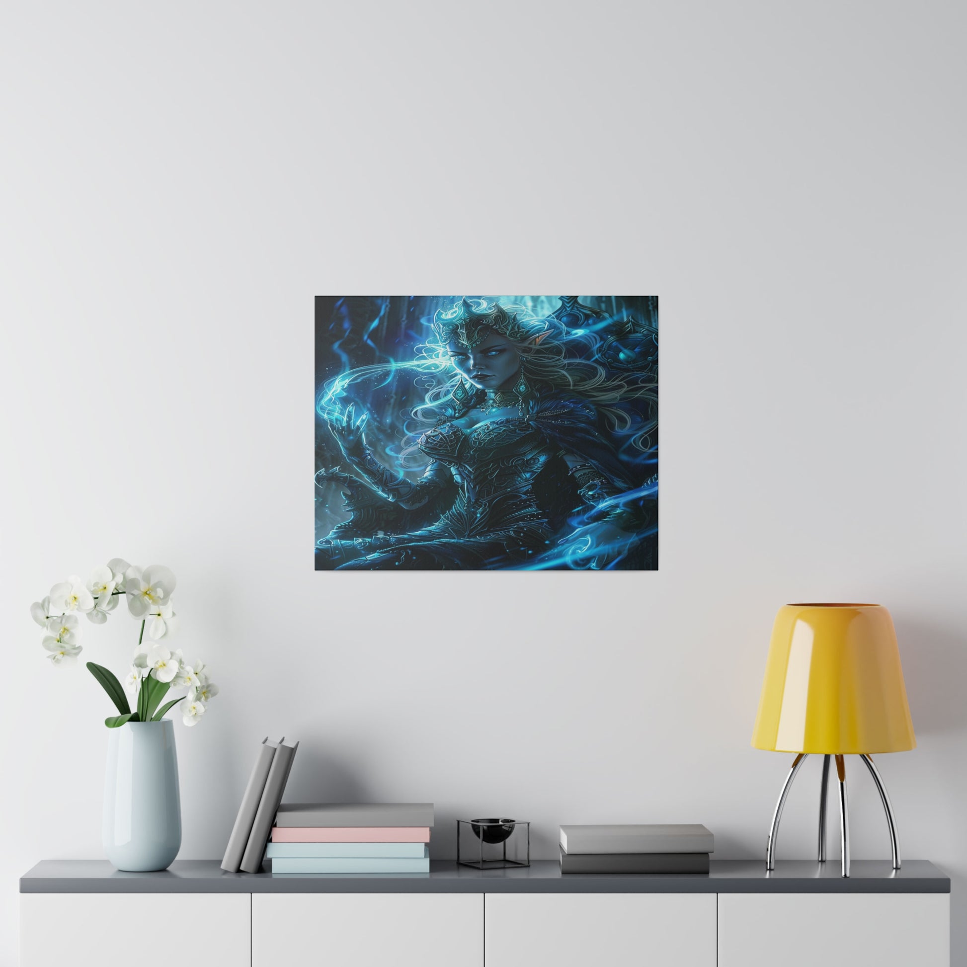 Frostborn Elven Empress Matte Canvas Prints MysMuse - Premium Matte Canvas Prints from MysMuse - Just $41.99! Shop now at Mysterious Muse