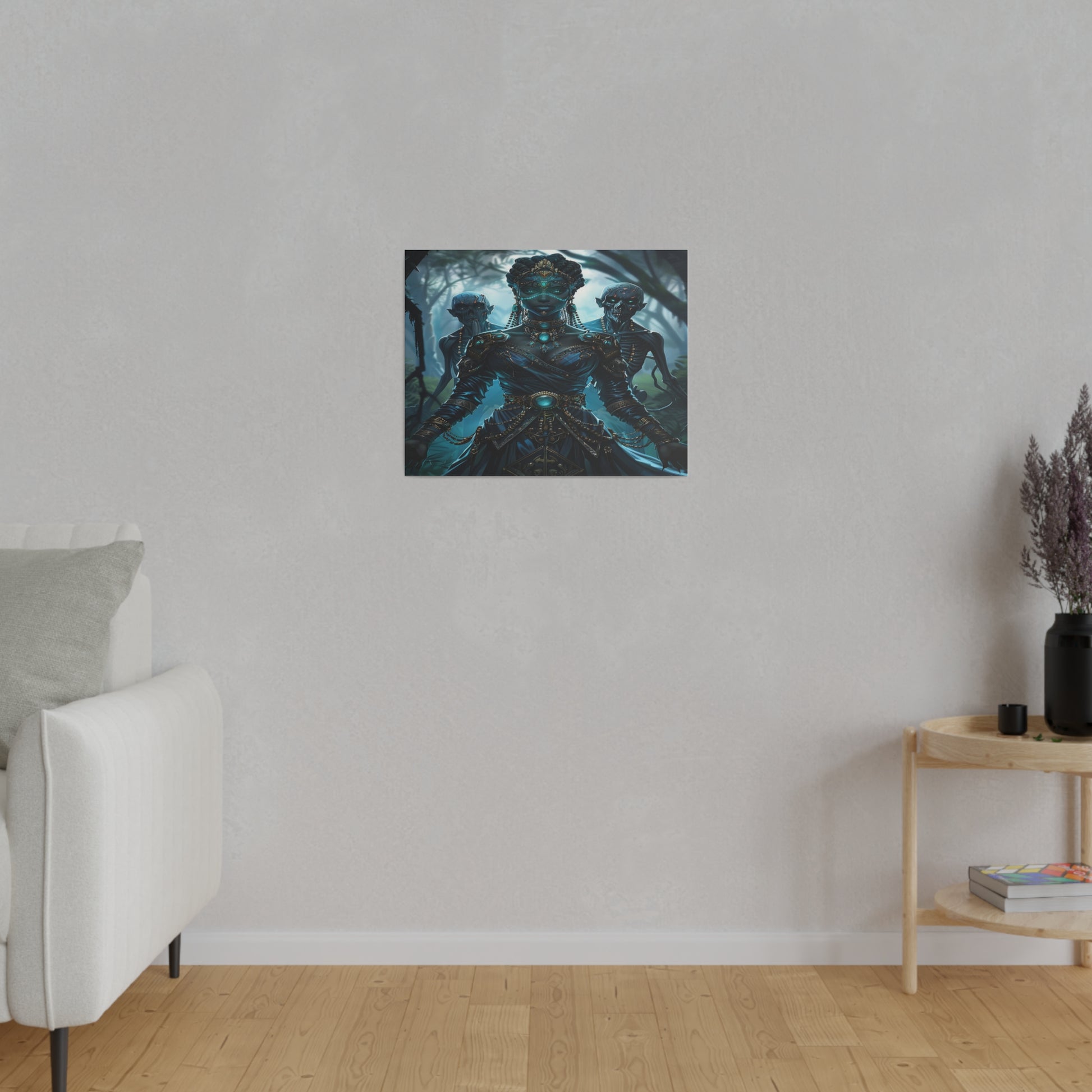 Sorceress of Eternal Night Matte Canvas Prints MysMuse - Premium Matte Canvas Prints from MysMuse - Just $41.99! Shop now at Mysterious Muse