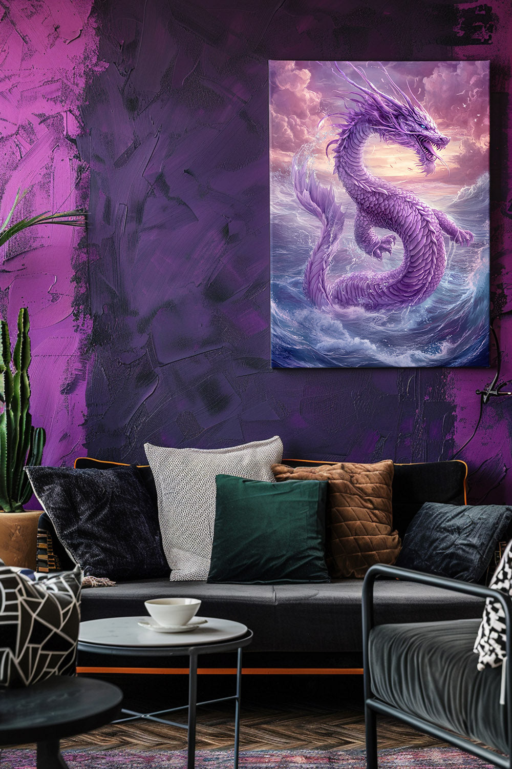 Stormcrest Leviathan Matte Canvas Prints MysMuse - Premium Matte Canvas Prints from MysMuse - Just $41.99! Shop now at Mysterious Muse