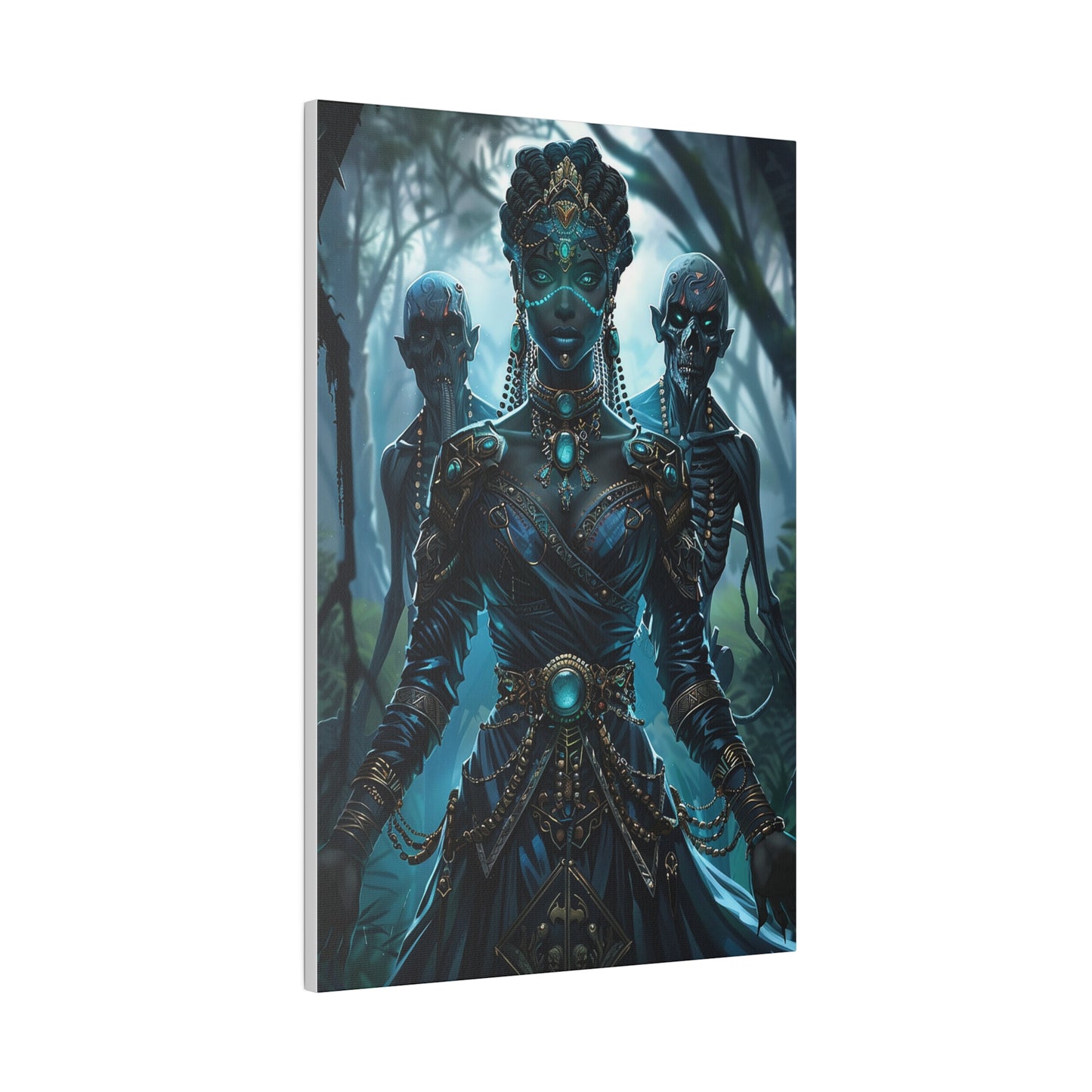 Sorceress of Eternal Night Matte Canvas Prints MysMuse - Premium Matte Canvas Prints from MysMuse - Just $41.99! Shop now at Mysterious Muse