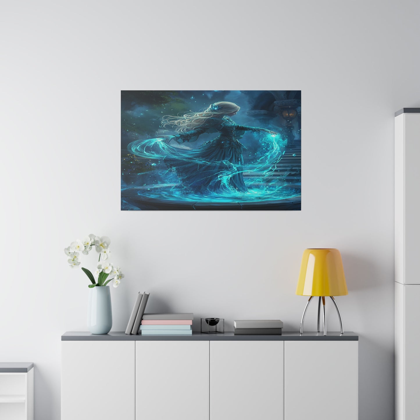 Tidecaller Enchantress Matte Canvas Prints MysMuse - Premium Matte Canvas Prints from MysMuse - Just $41.99! Shop now at Mysterious Muse