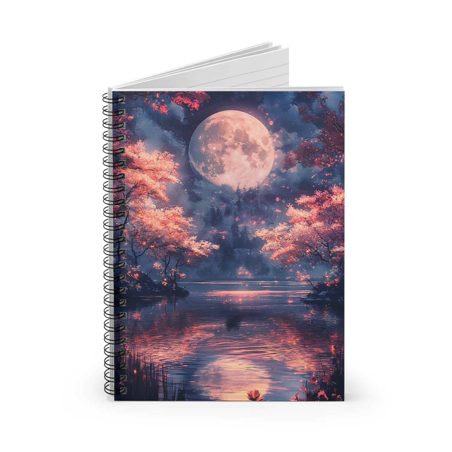 Celestial Reflections Spiral Notebook MysMuse - Premium Spiral Notebook from MysMuse - Just $14.99! Shop now at Mysterious Muse