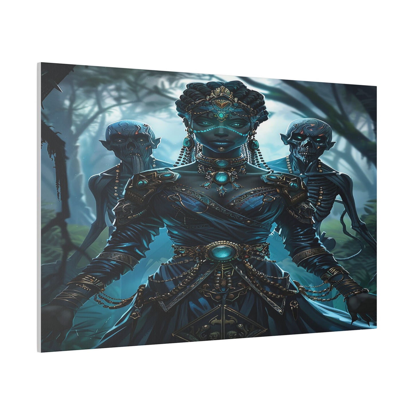 Sorceress of Eternal Night Matte Canvas Prints MysMuse - Premium Matte Canvas Prints from MysMuse - Just $41.99! Shop now at Mysterious Muse