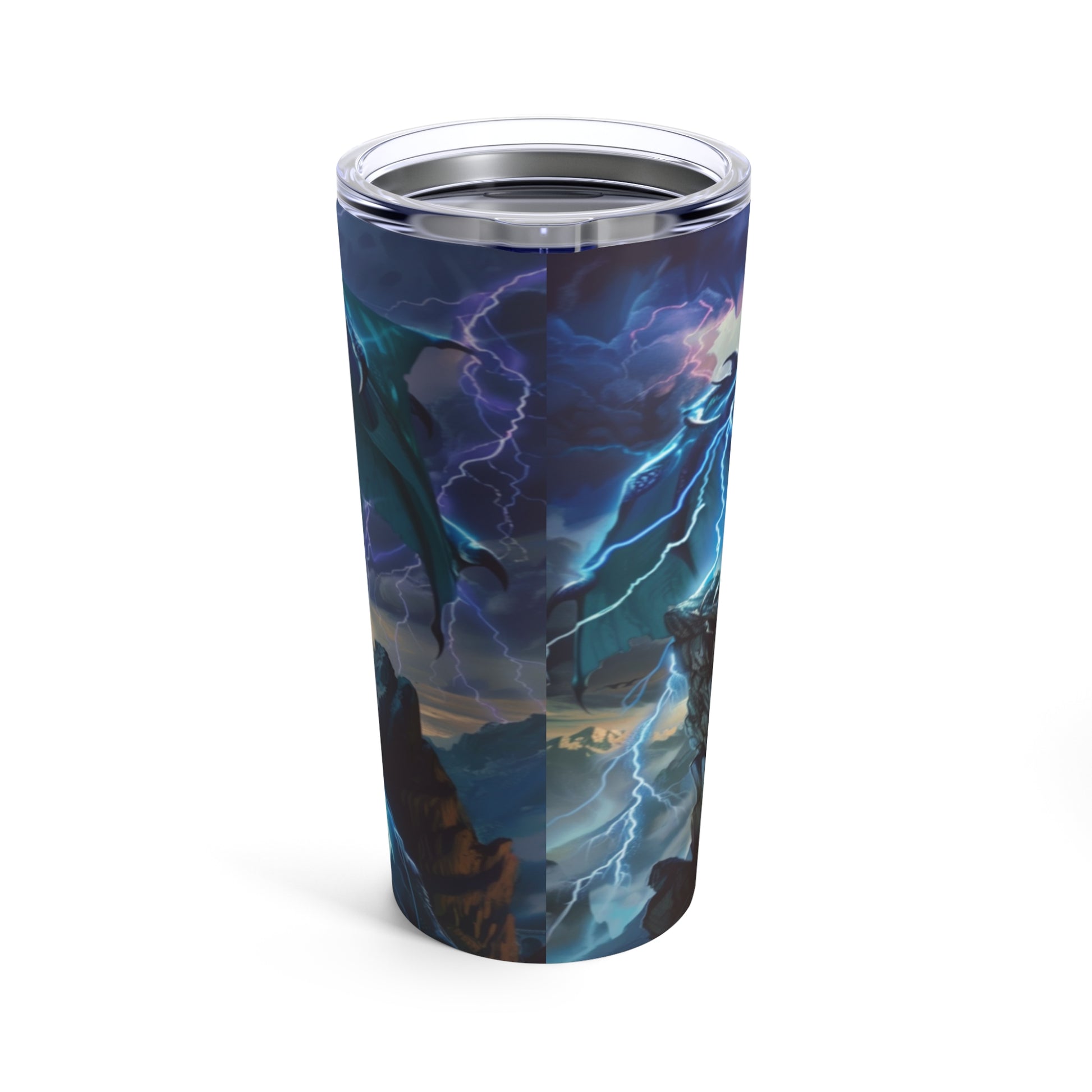 Thunder Dragon’s Throne Steel Tumbler Drinkware MysMuse - Premium Tumbler from MysMuse - Just $37.95! Shop now at Mysterious Muse