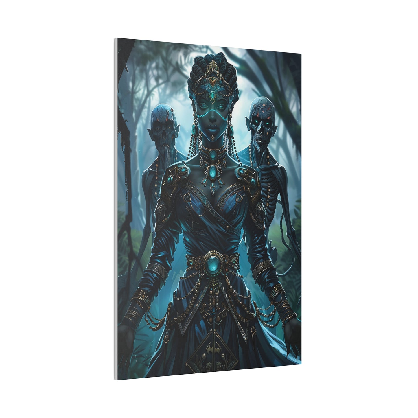 Sorceress of Eternal Night Matte Canvas Prints MysMuse - Premium Matte Canvas Prints from MysMuse - Just $41.99! Shop now at Mysterious Muse