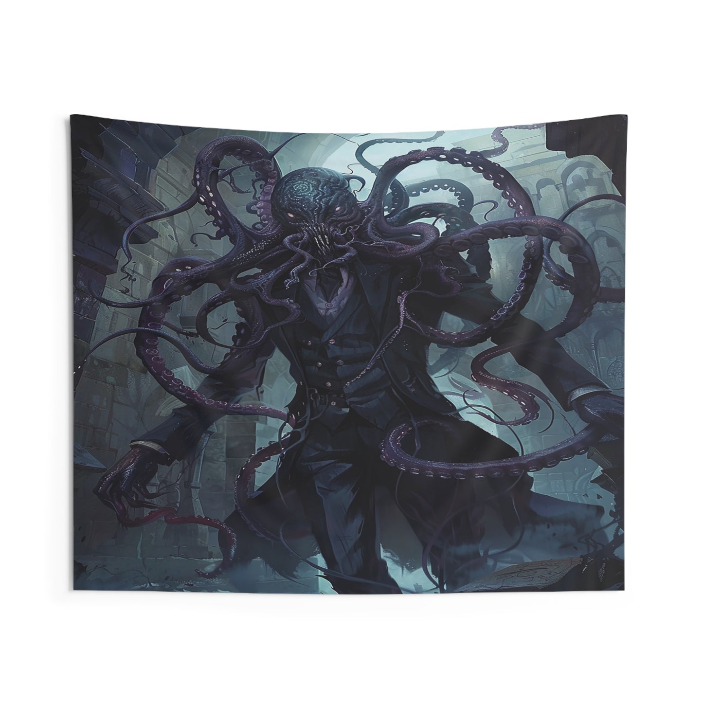 Mindflayer Tyrant Decorative Wall Tapestry MysMuse - Premium Decorative Wall Tapestry from MysMuse - Just $26.99! Shop now at Mysterious Muse