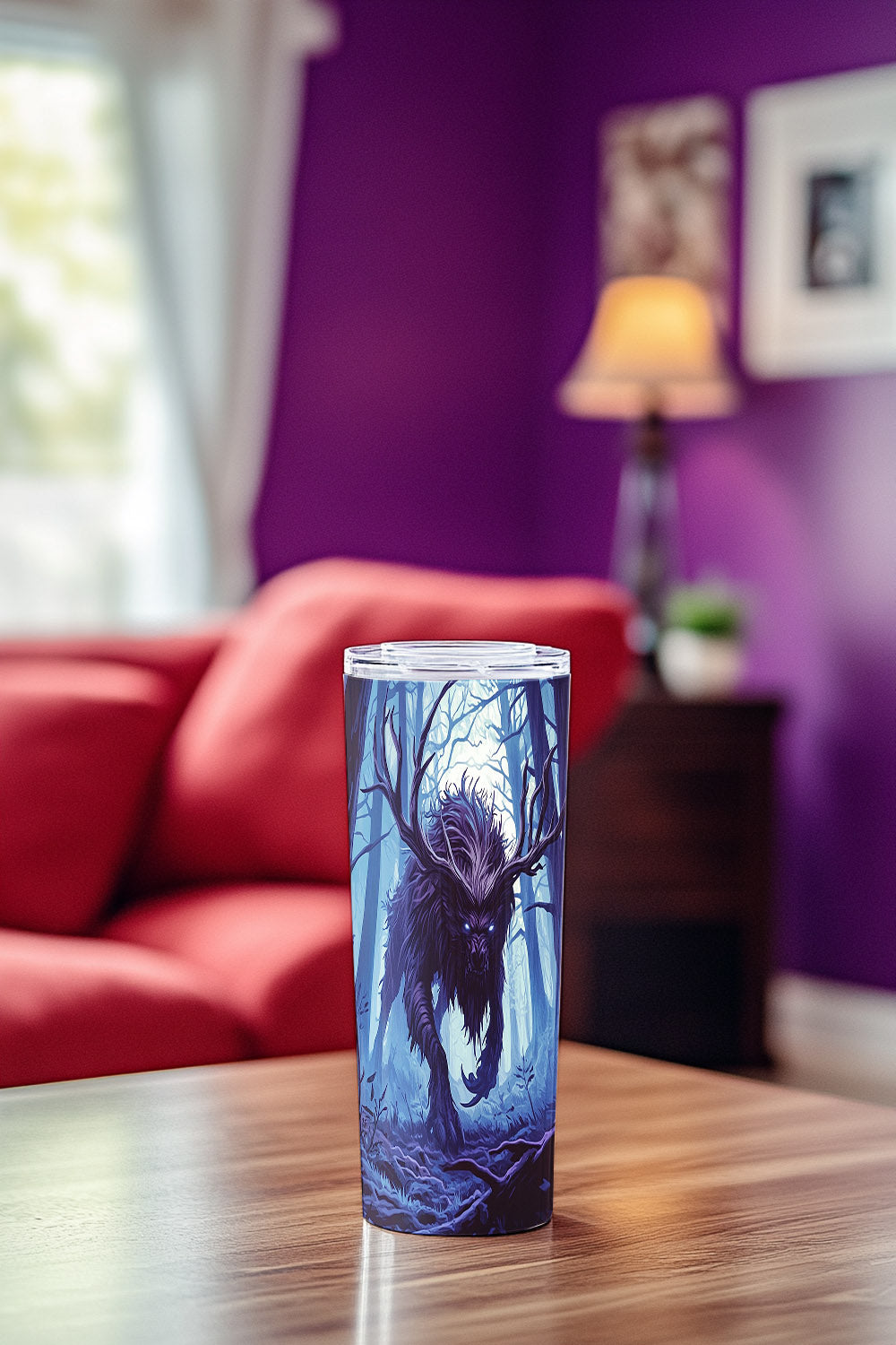 Ebonwood Shadowbeast Steel Tumbler Drinkware MysMuse - Premium Tumbler from MysMuse - Just $37.95! Shop now at Mysterious Muse