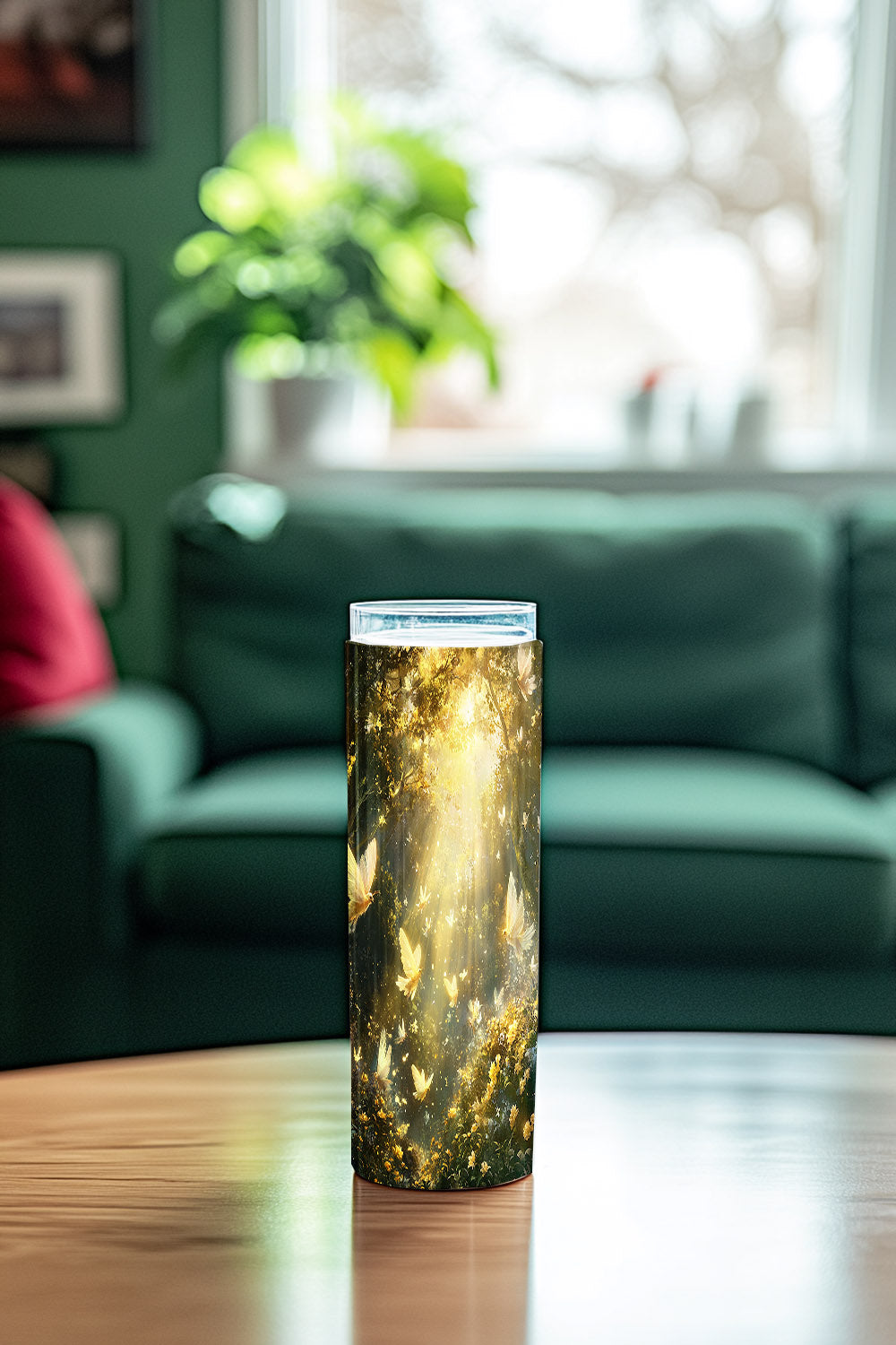 Forest of Radiant Spirits Steel Tumbler Drinkware MysMuse - Premium Tumbler from MysMuse - Just $37.95! Shop now at Mysterious Muse