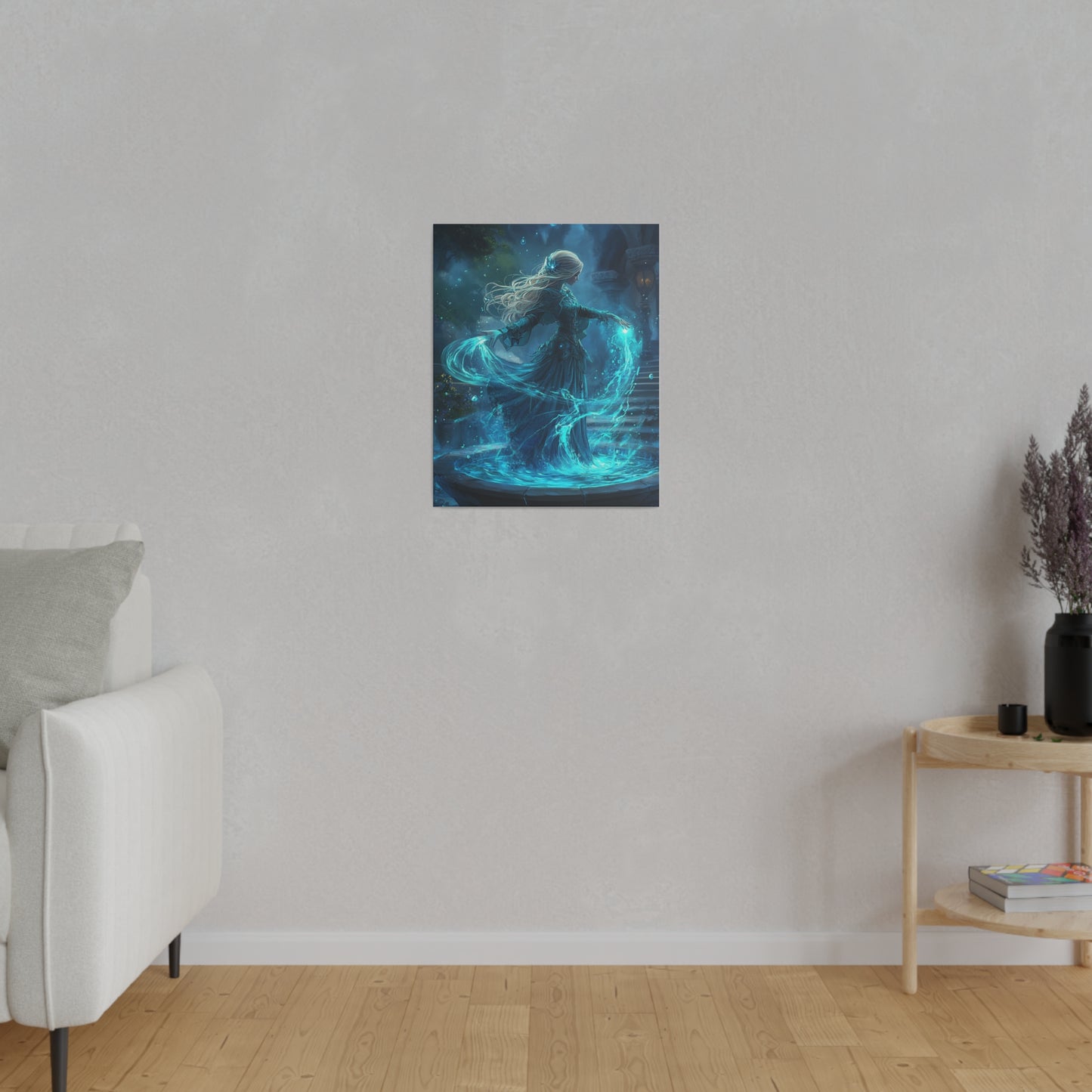 Tidecaller Enchantress Matte Canvas Prints MysMuse - Premium Matte Canvas Prints from MysMuse - Just $41.99! Shop now at Mysterious Muse