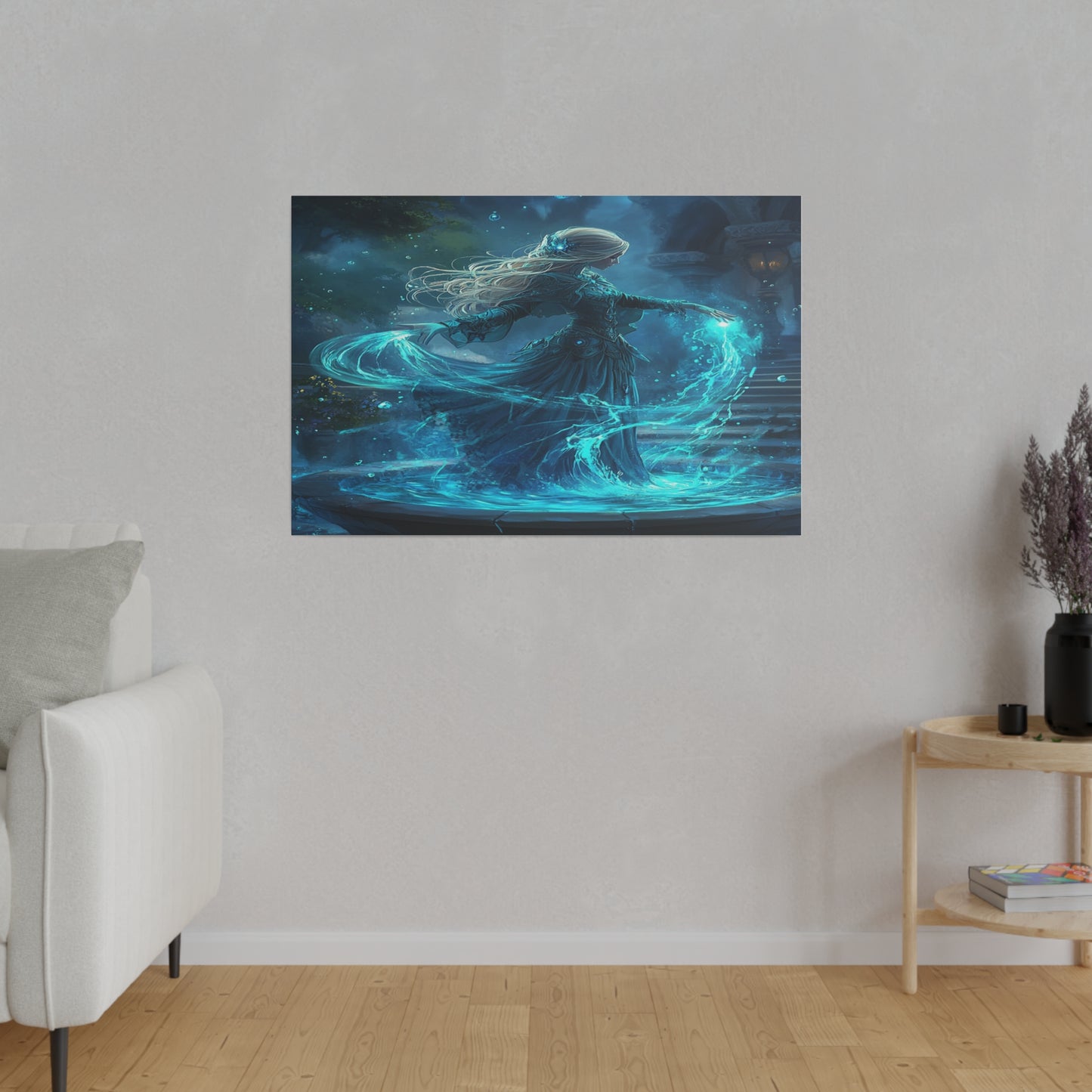 Tidecaller Enchantress Matte Canvas Prints MysMuse - Premium Matte Canvas Prints from MysMuse - Just $41.99! Shop now at Mysterious Muse