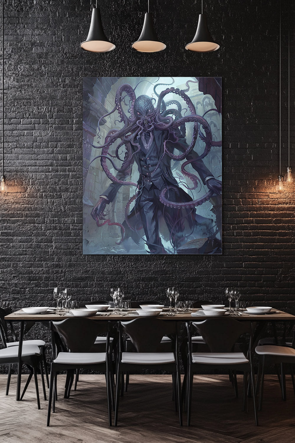 Mindflayer Tyrant Matte Canvas Prints MysMuse - Premium Matte Canvas Prints from MysMuse - Just $41.99! Shop now at Mysterious Muse