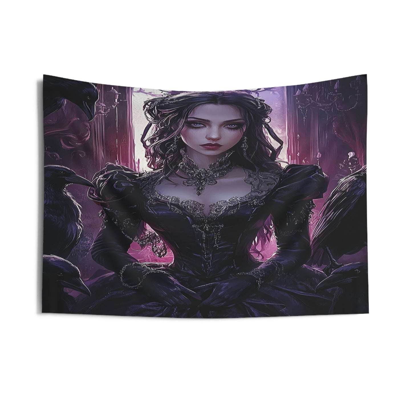 Ravenna Nocturne Decorative Wall Tapestry MysMuse - Premium Decorative Wall Tapestry from MysMuse - Just $26.99! Shop now at Mysterious Muse