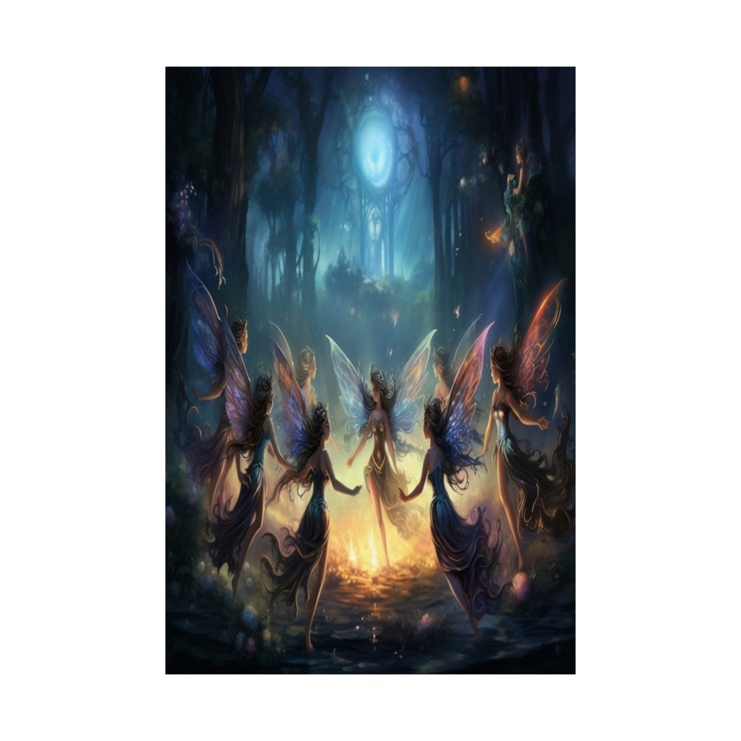 Dark Sprite Dance Matte Vertical Posters MysMuse - Premium Matte Vertical Posters from MysMuse - Just $16.95! Shop now at Mysterious Muse