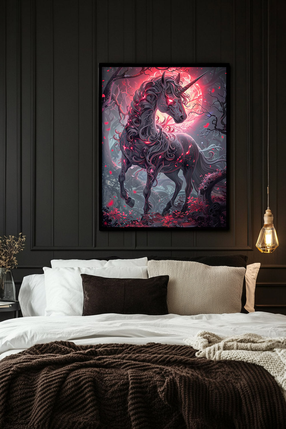 Nightmare Unicorn Matte Vertical Posters MysMuse. - Premium Matte Vertical Posters from MysMuse - Just $16.95! Shop now at Mysterious Muse