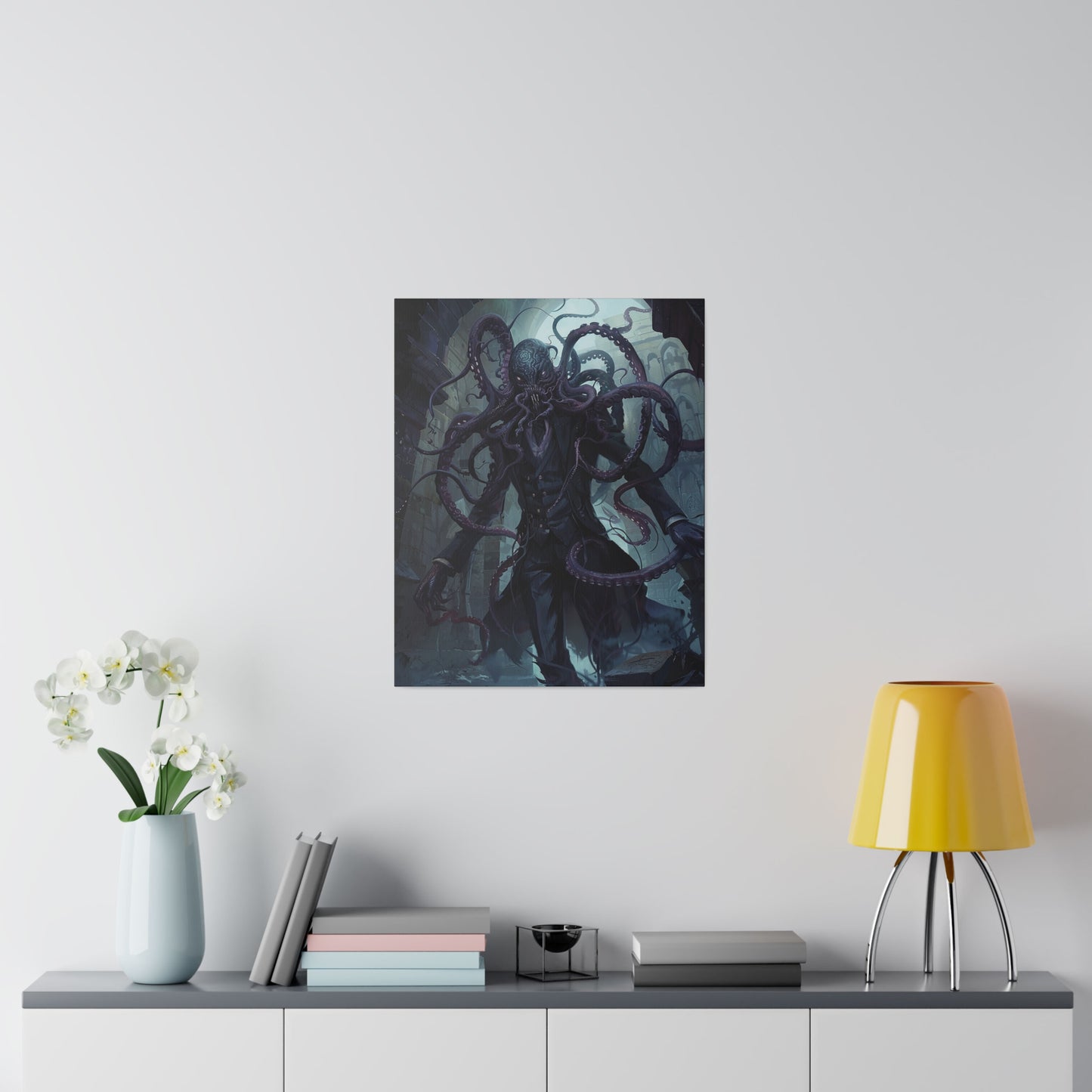 Mindflayer Tyrant Matte Canvas Prints MysMuse - Premium Matte Canvas Prints from MysMuse - Just $41.99! Shop now at Mysterious Muse