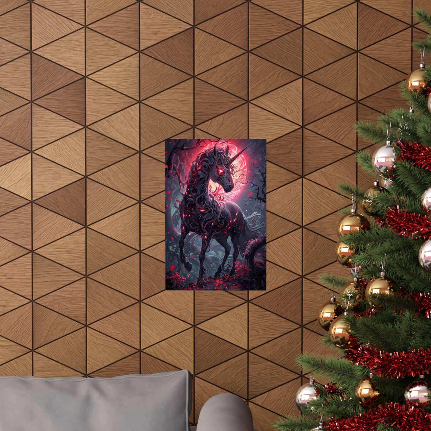 Nightmare Unicorn Matte Vertical Posters MysMuse. - Premium Matte Vertical Posters from MysMuse - Just $16.95! Shop now at Mysterious Muse