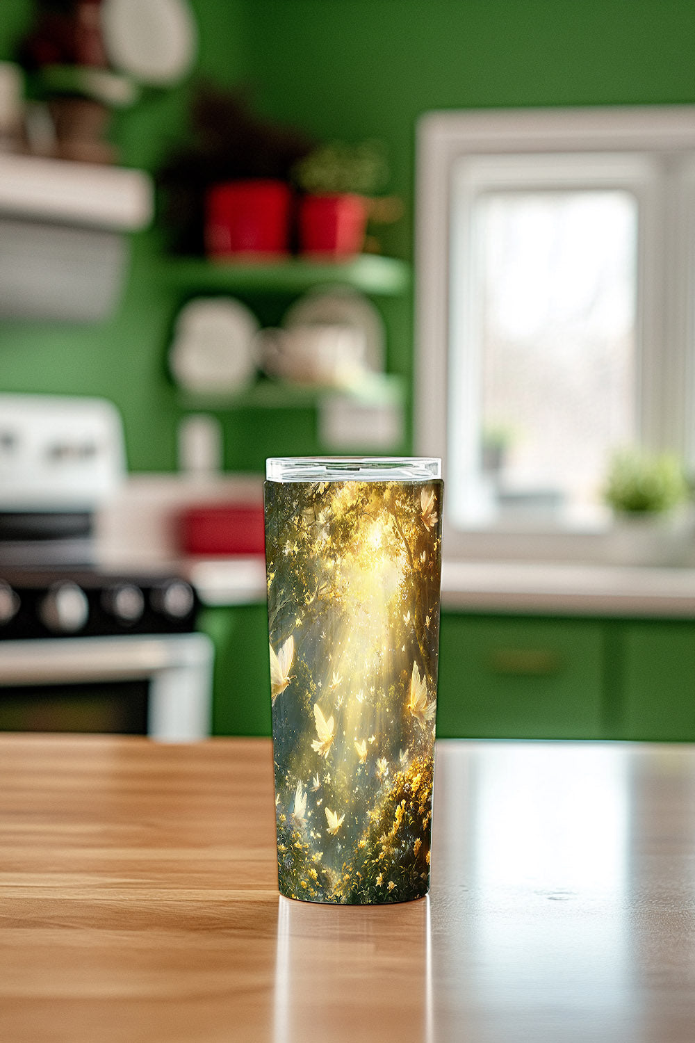 Forest of Radiant Spirits Steel Tumbler Drinkware MysMuse - Premium Tumbler from MysMuse - Just $37.95! Shop now at Mysterious Muse