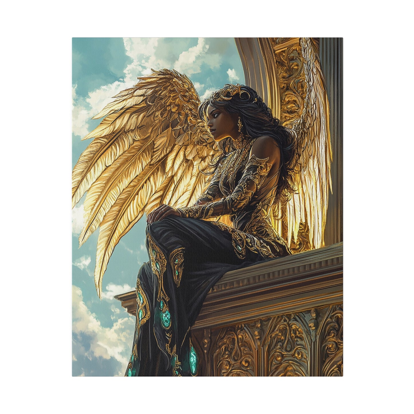 Aurethiel Sunwing Matte Canvas Prints MysMuse - Premium Matte Canvas Prints from MysMuse - Just $41.99! Shop now at Mysterious Muse