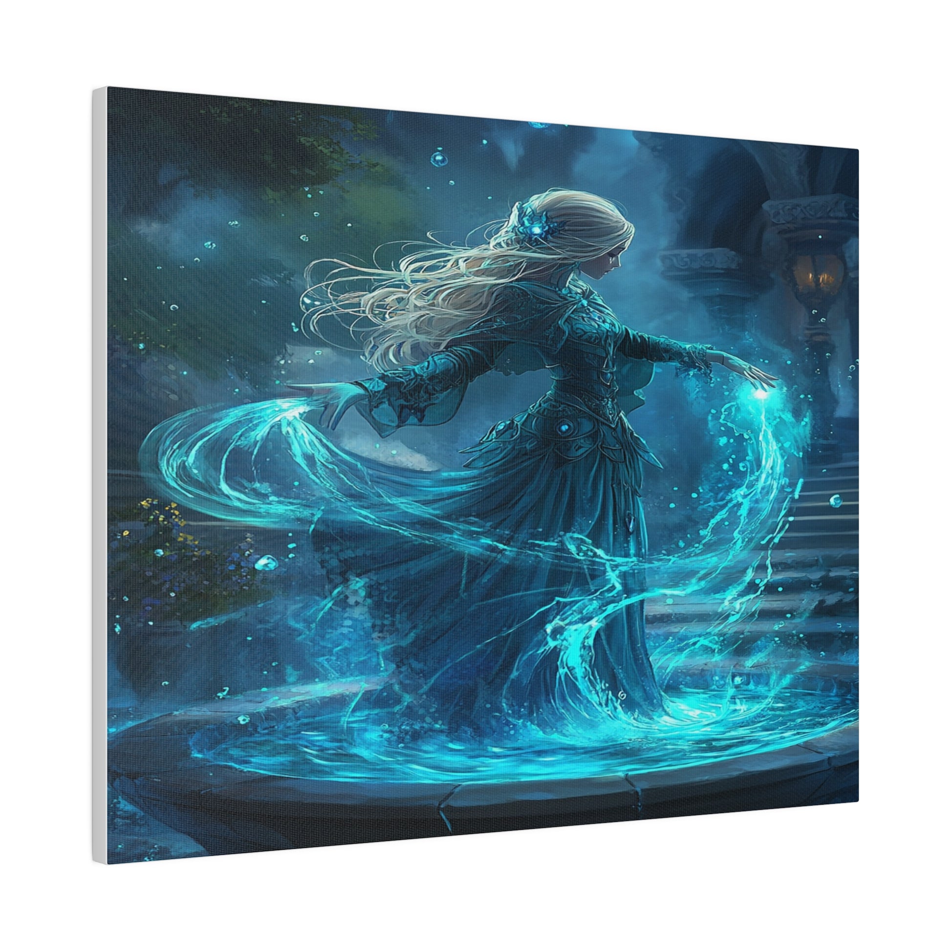 Tidecaller Enchantress Matte Canvas Prints MysMuse - Premium Matte Canvas Prints from MysMuse - Just $41.99! Shop now at Mysterious Muse