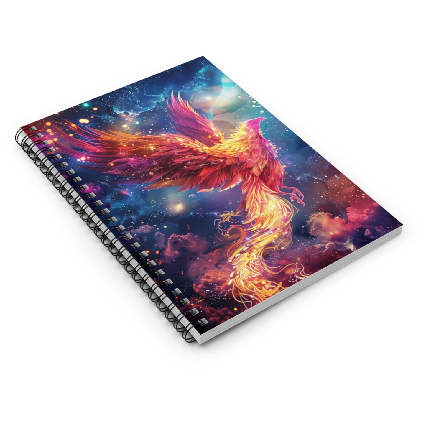 Astral Phoenix Spiral Notebook MysMuse - Premium Spiral Notebook from MysMuse - Just $14.99! Shop now at Mysterious Muse