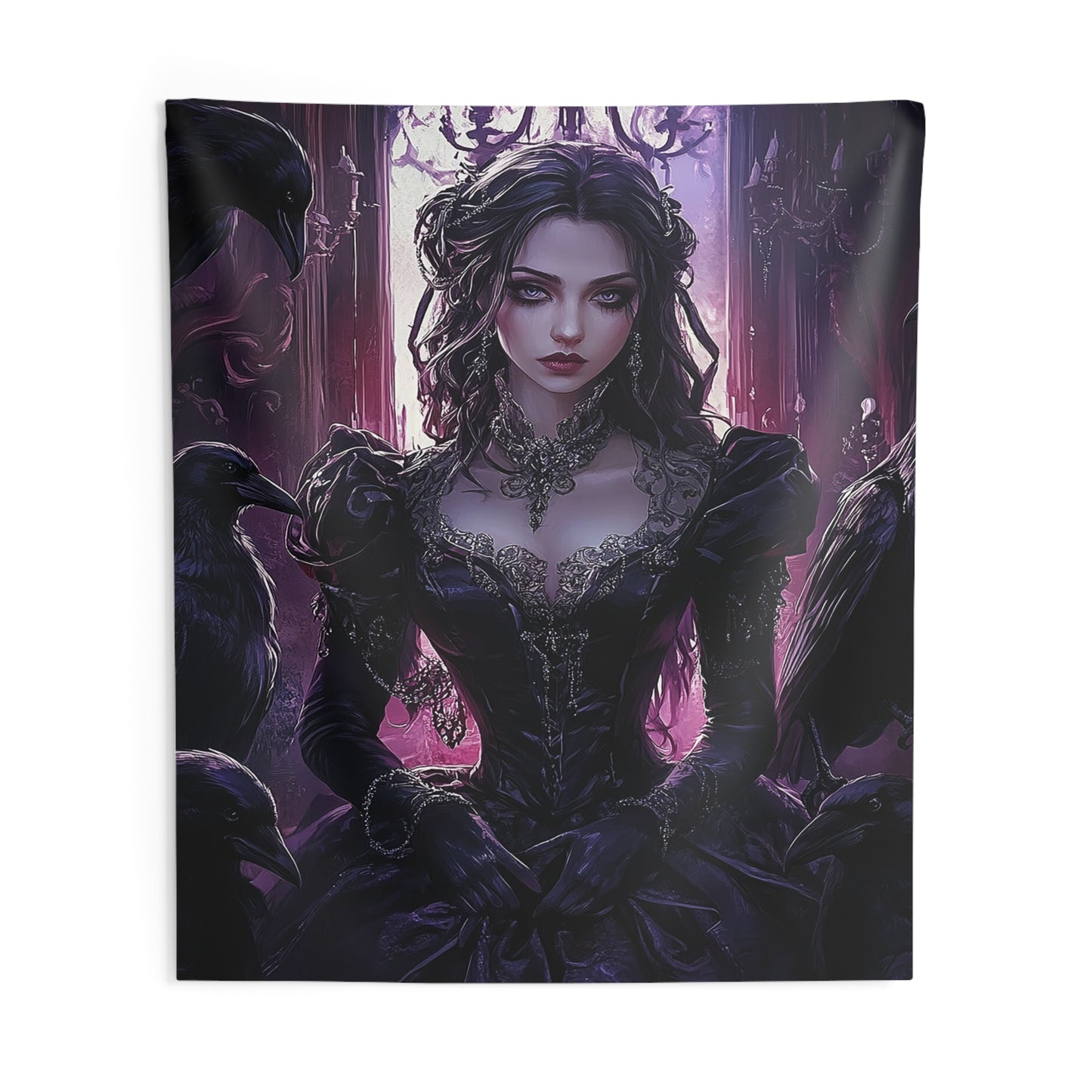 Ravenna Nocturne Decorative Wall Tapestry MysMuse - Premium Decorative Wall Tapestry from MysMuse - Just $26.99! Shop now at Mysterious Muse