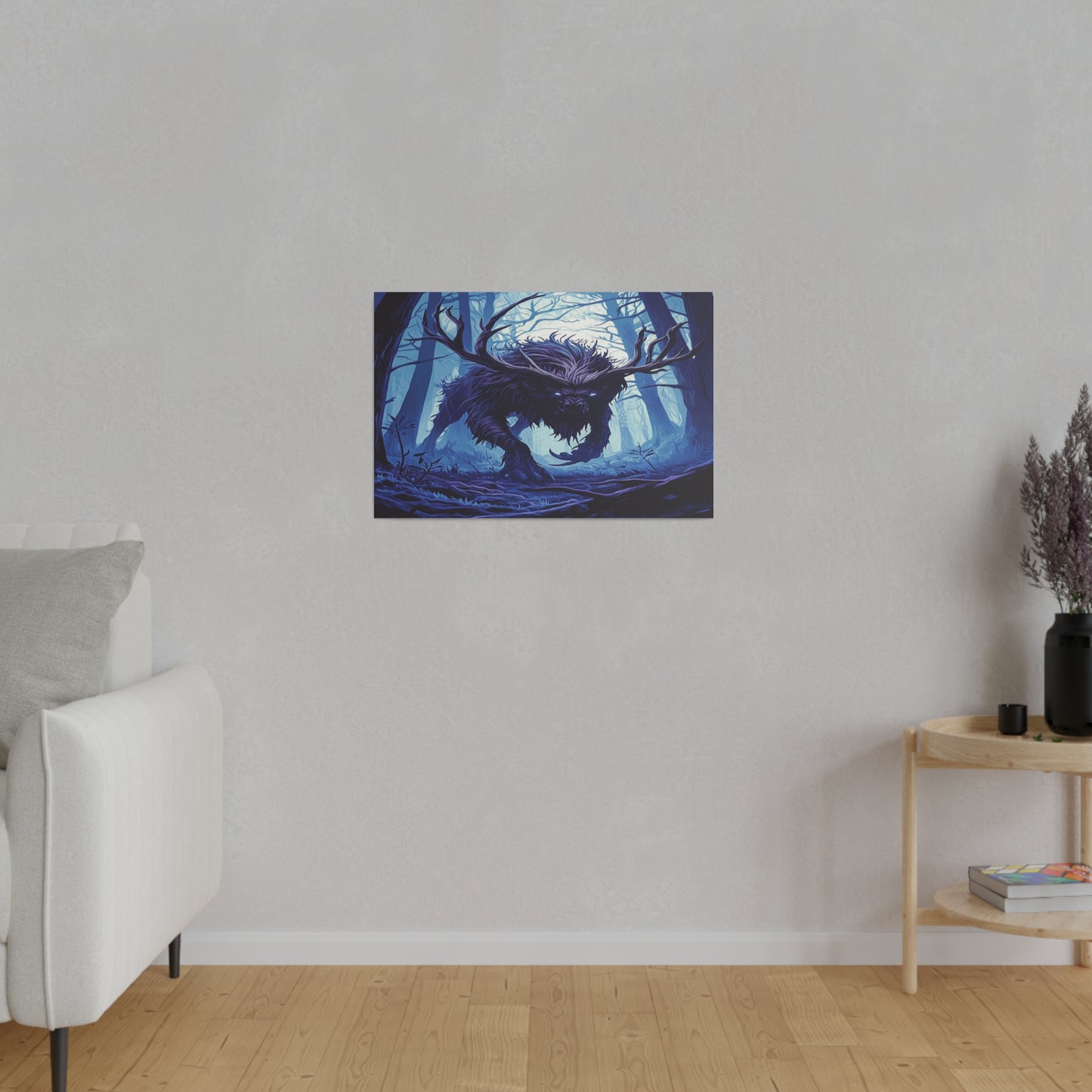 Ebonwood Shadowbeast Matte Canvas Prints MysMuse - Premium Matte Canvas Prints from MysMuse - Just $41.99! Shop now at Mysterious Muse