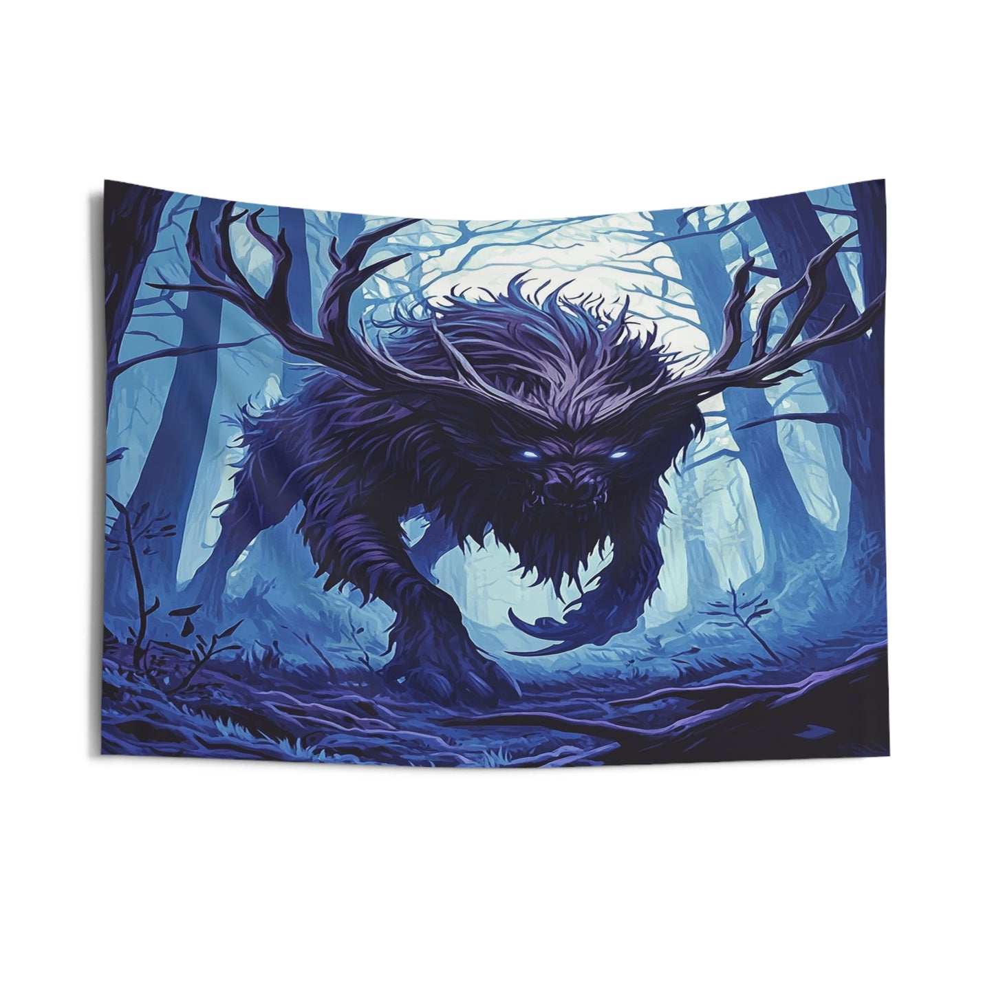 Ebonwood Shadowbeast Decorative Wall Tapestry MysMuse - Premium Decorative Wall Tapestry from MysMuse - Just $26.99! Shop now at Mysterious Muse